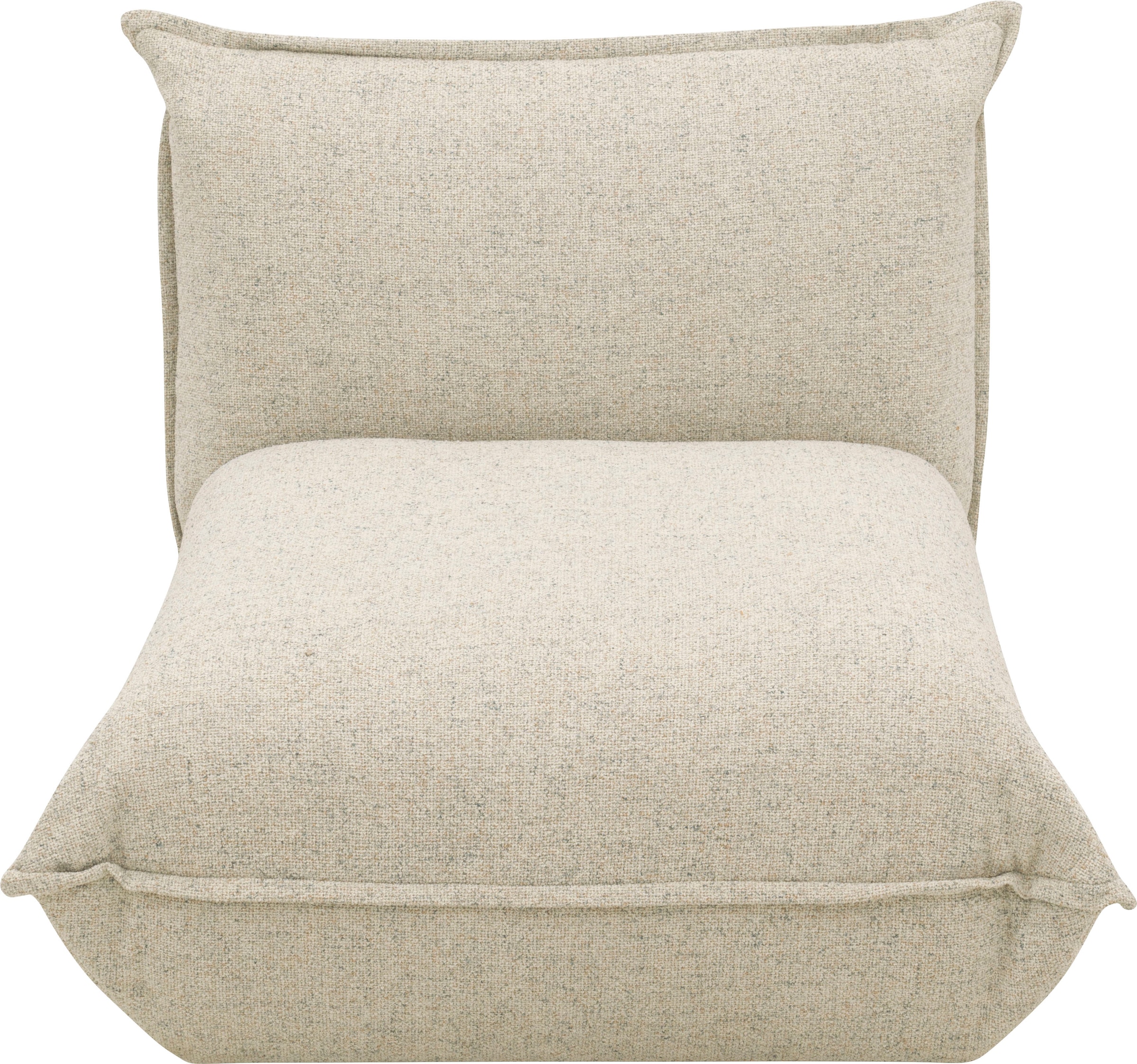 DOMO collection Sessel »Nantes Loungesessel, Wohlfühlsessel mit 360° Drehfunktion«, hochwertig gepolstert mit Federkern, Struktur, beige-petrol