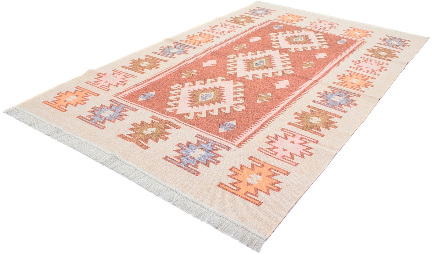 morgenland Wollteppich »Kelim Teppich - Trendy »Ariz« Rechteckig«, rechteck günstig online kaufen