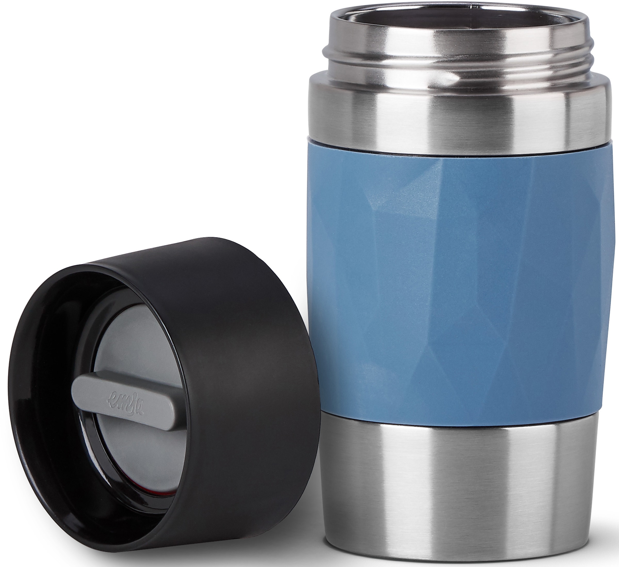 Emsa Thermobecher »Travel Mug Compact«, Edelstahl, auslaufsicher, 3h heiß  6h kalt, 360°-Rundum-Trinköffnung, spülmaschinenfest, 300 ml auf Rechnung  kaufen