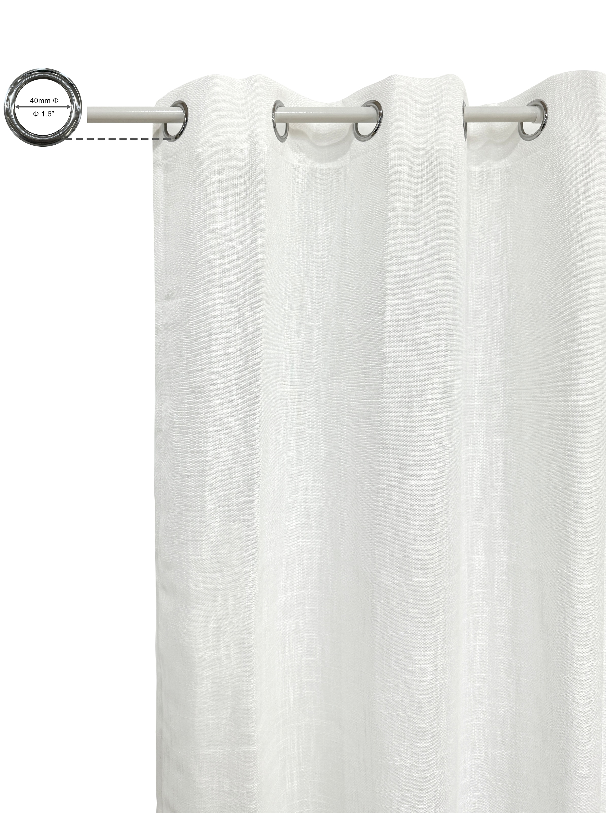 andas Gardine »Tursik«, (1 St.), Blickdicht, Leinenlook, Polyester