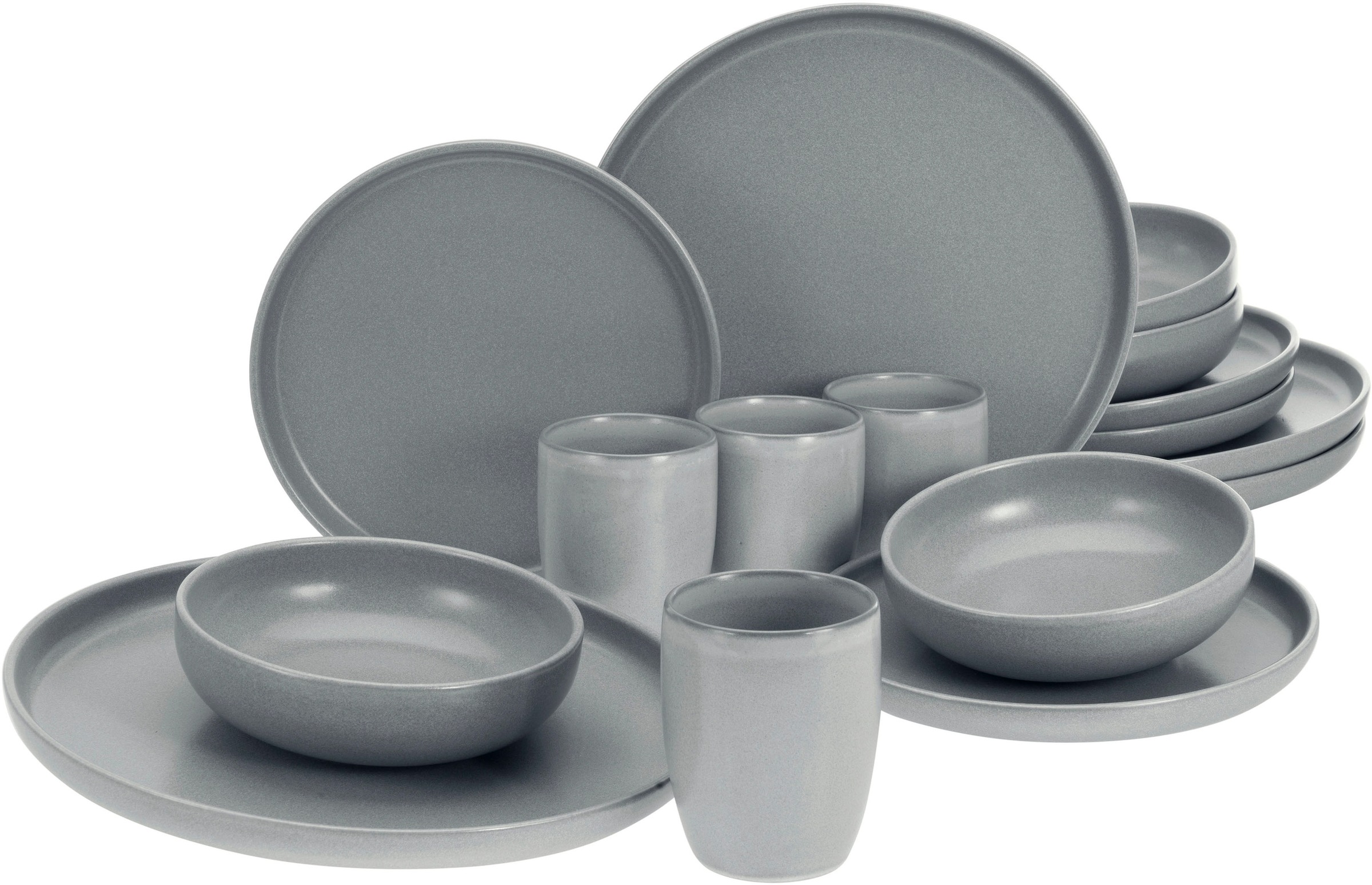 CreaTable Kombiservice »Uno«, (Set, 16 tlg., Kaffeeservice und Tafelservice günstig online kaufen