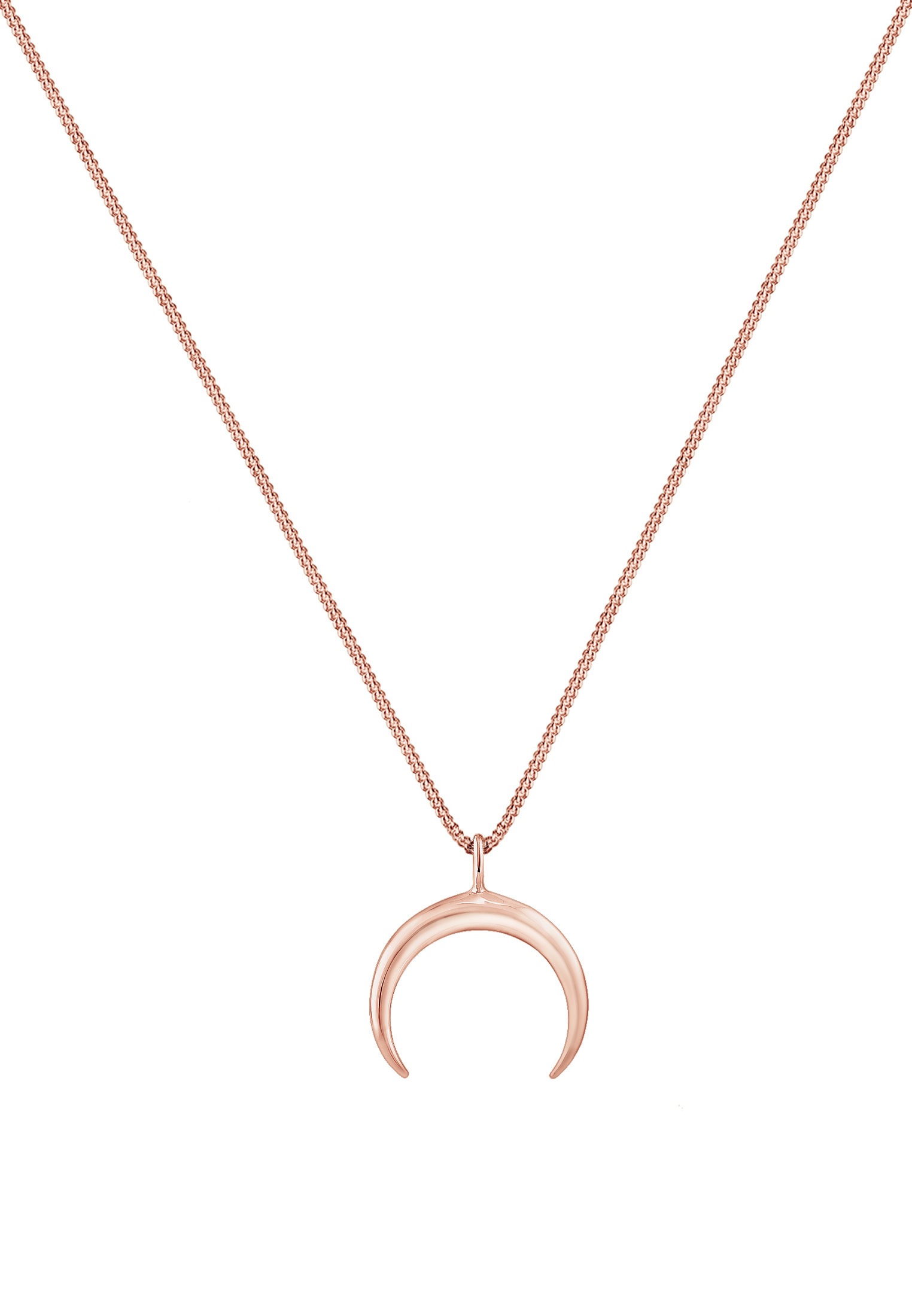 Elli Kette mit Anhänger »Kette Anhänger Halbmond Fein 925 Silber«