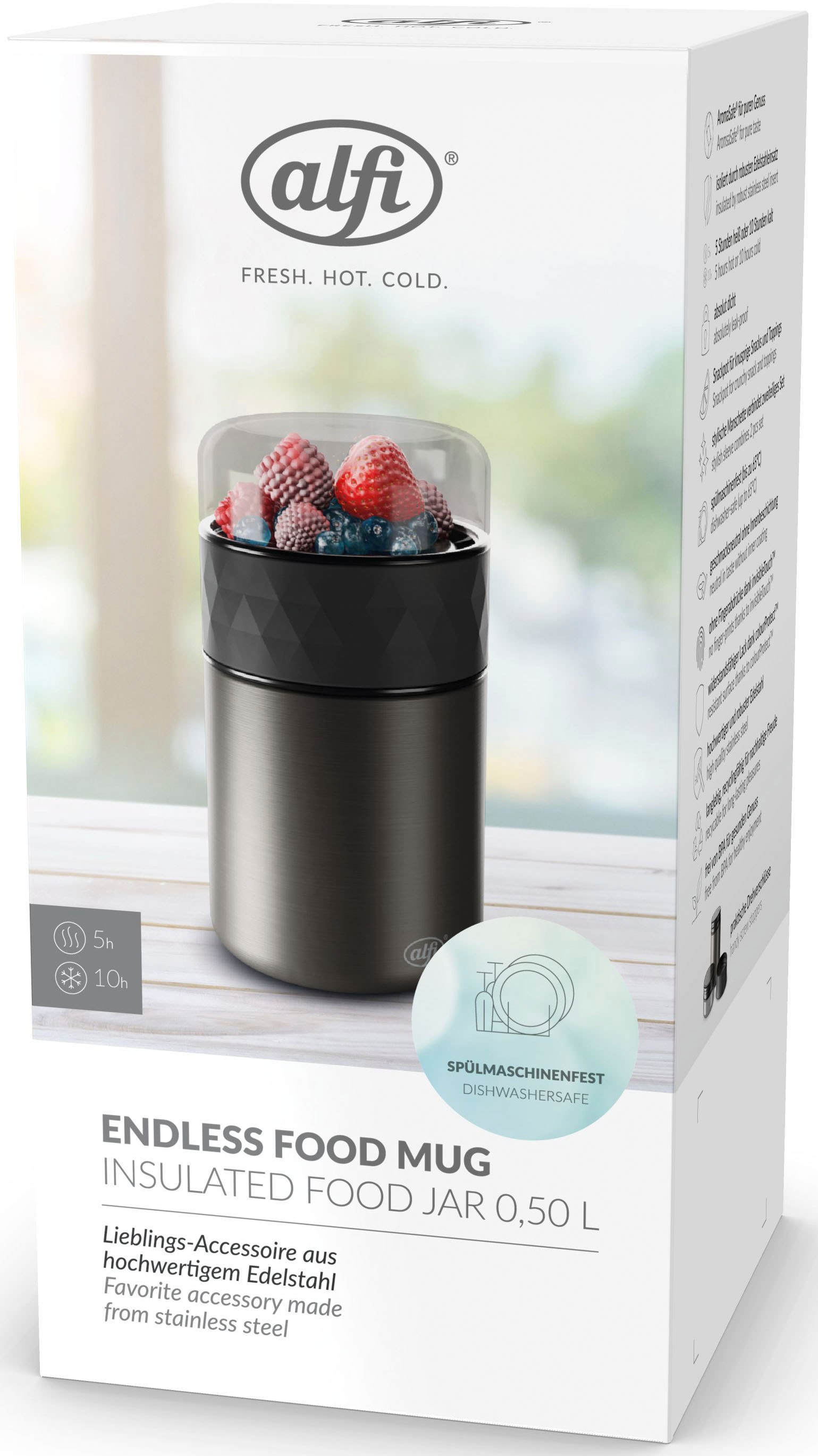 Alfi Thermobehälter »ENDLESS FOOD« 1 Stk. tlg. mit Snackpot, 500 ml