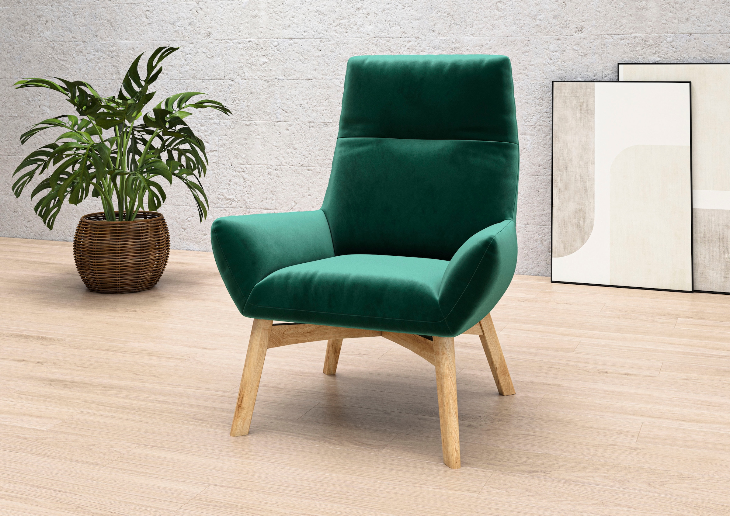 PLACES OF STYLE Sessel "Basic Relaxsessel" Extra hohe Rückenlehne günstig online kaufen