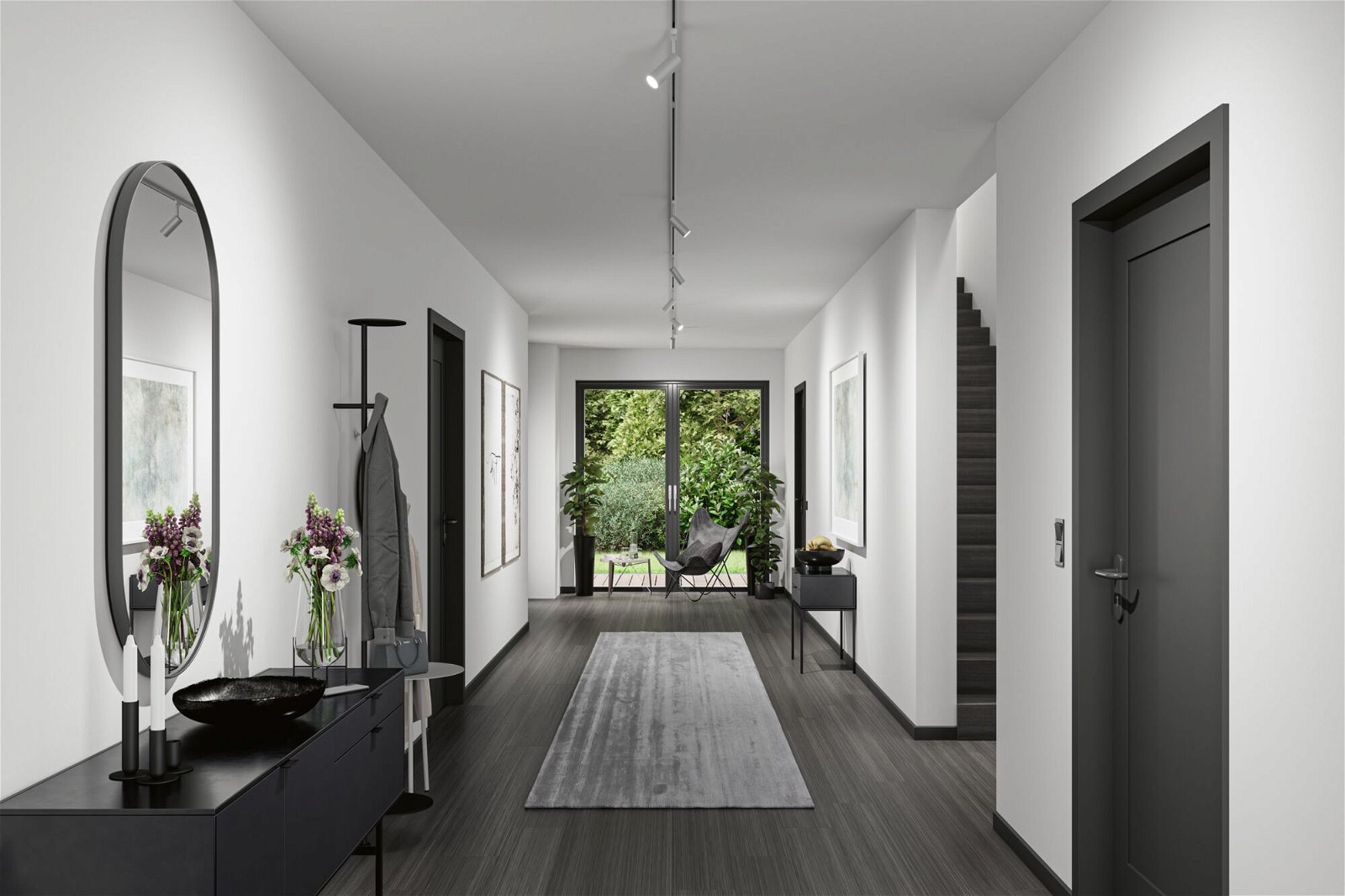 Paulmann Schienensystem-Leuchten »URail Schienenspot Tubo Einzelspot 234lm 4,5W 4000K 230V Chrom matt«