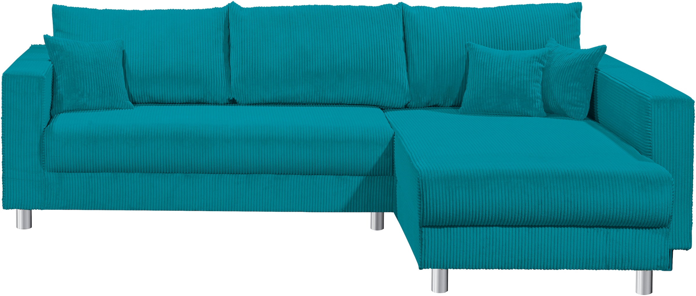 INOSIGN Ecksofa »153«, Inkl. Schlaffunktion und großen Strauraum