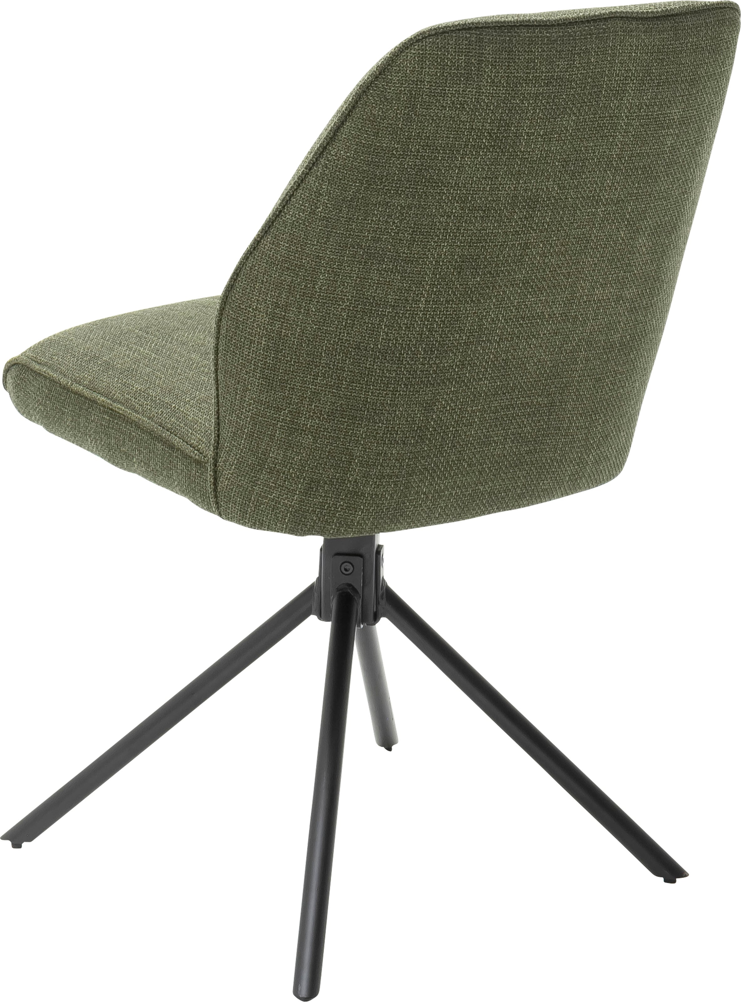 MCA furniture 4-Fußstuhl »Pemba«, (Set), 2 St., 2er-Set, 180°drehbar mit Nivellierung, Stuhl belastbar bis 120 kg