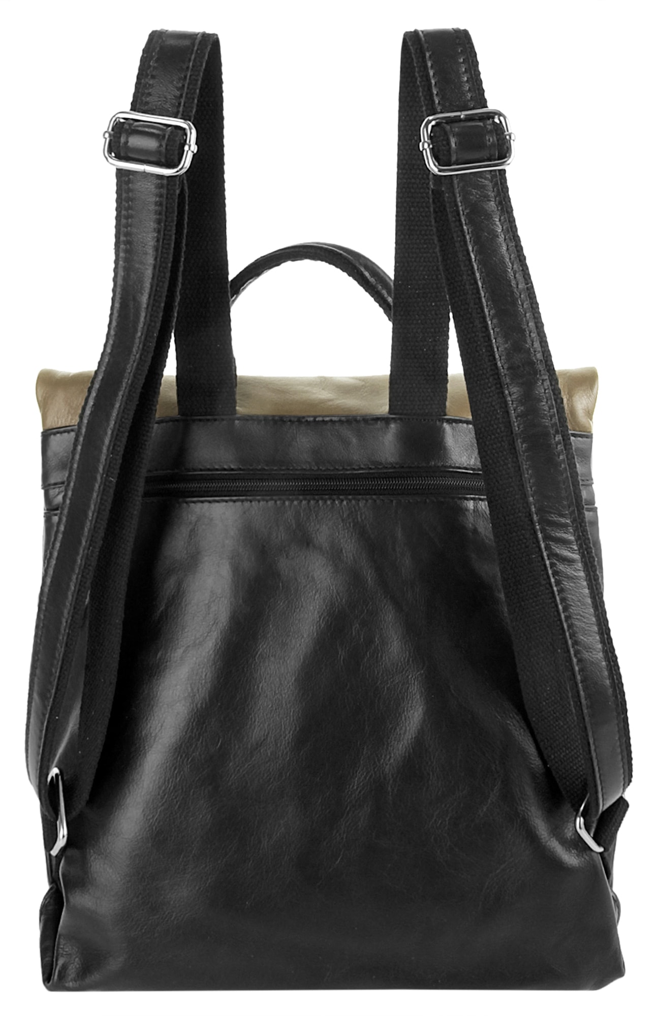 Cluty Cityrucksack echt Leder, Made in Italy