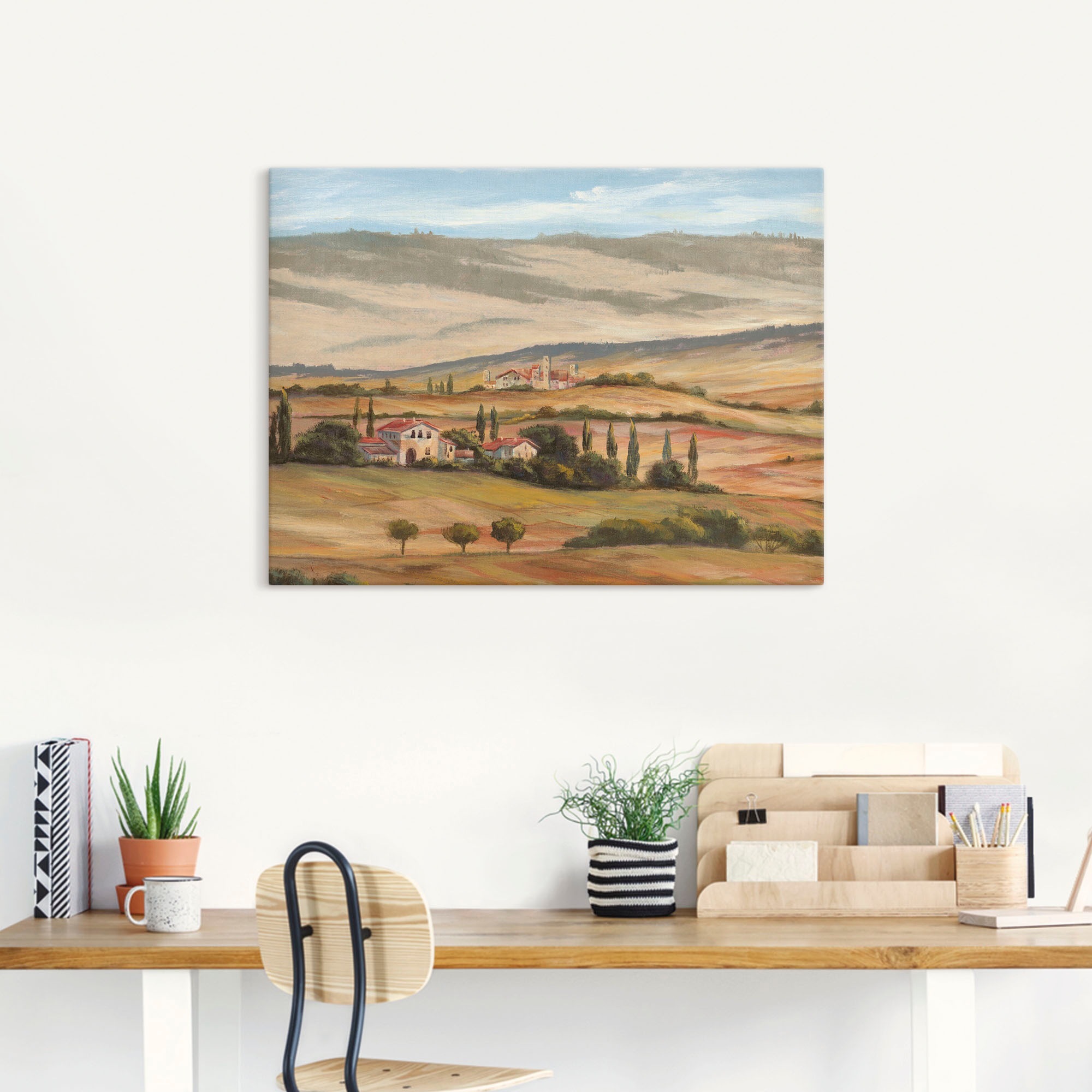 Artland Wandbild »Toskanisches Tal I« Bilder von Europa 1 Stk. tlg. als Alu günstig online kaufen