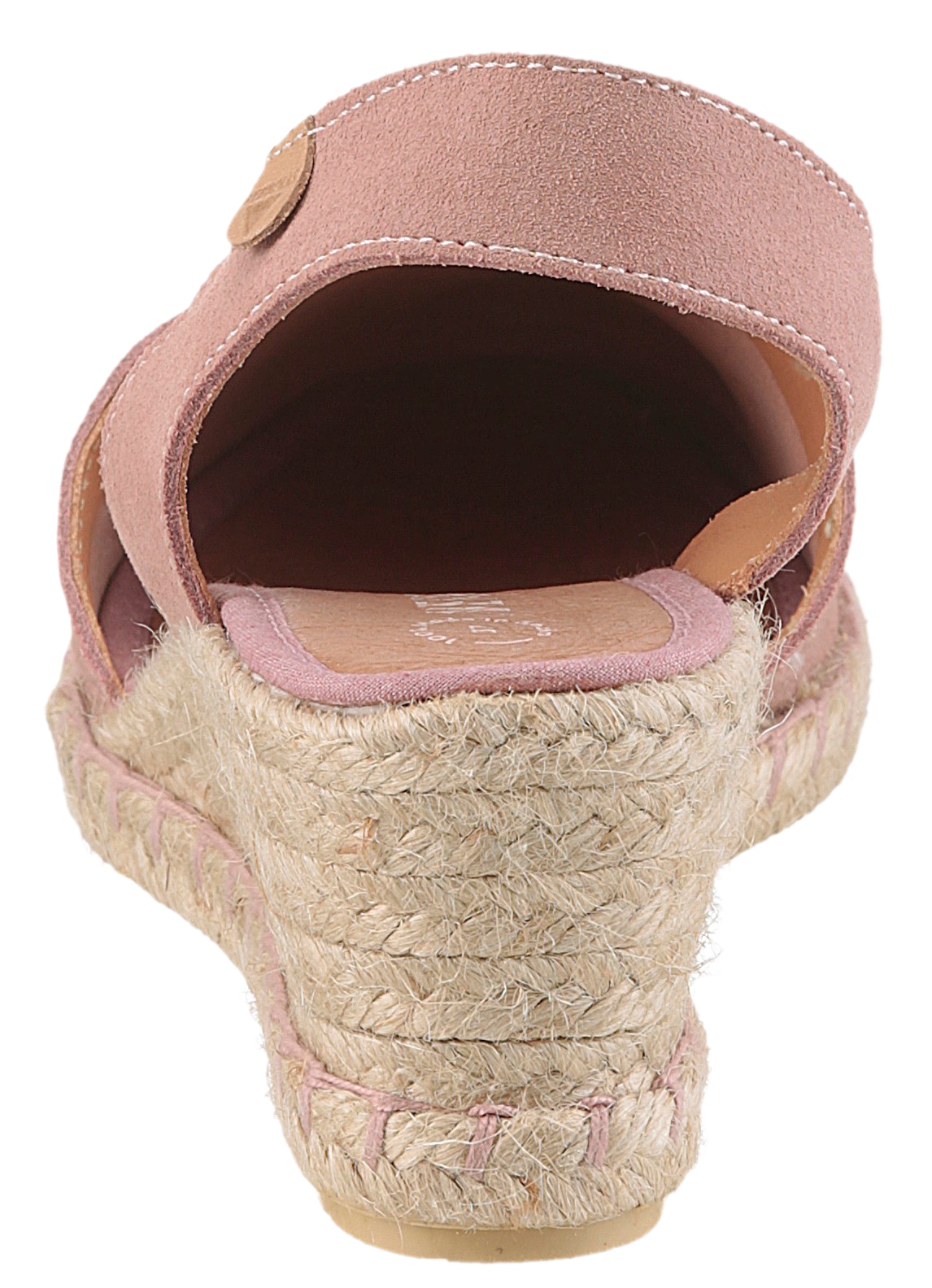 VERBENAS Sandalette »Maika Serraje«, Sommerschuh, Sandale, Keilabsatz, mit Jutebesatz