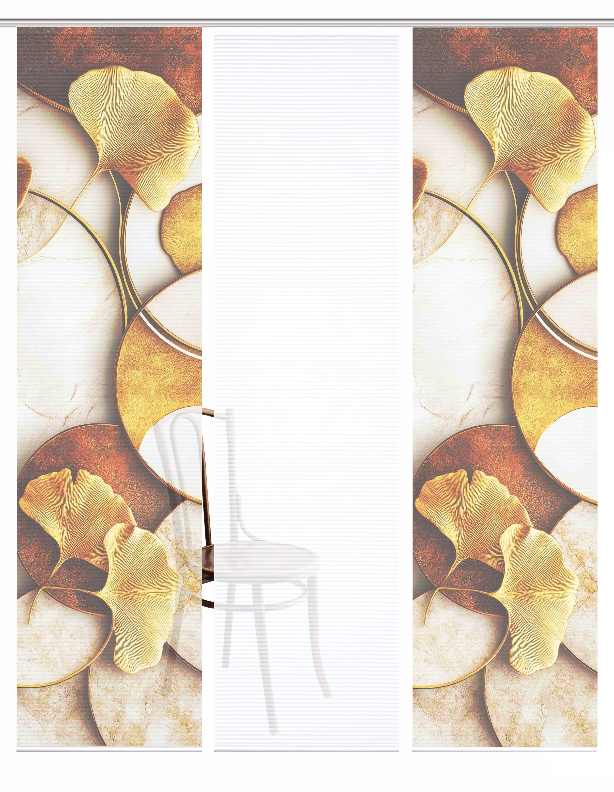 HOME in green Schiebegardine »STORM« Paneelwagen 3 Stk. tlg. Bambusoptik, S günstig online kaufen