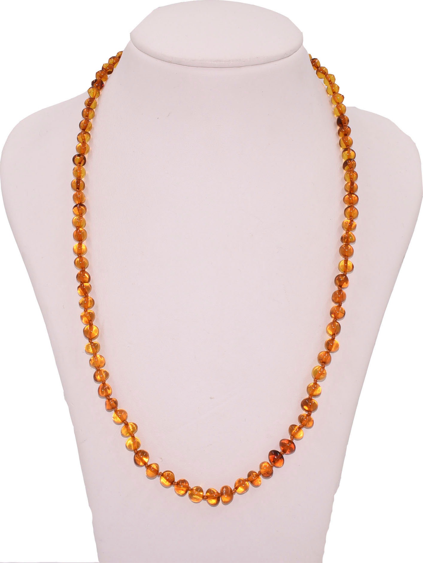 Firetti Collier »Schmuck Geschenk Messing Halsschmuck Halskette Edelstein«, Made in Germany - mit Bernstein