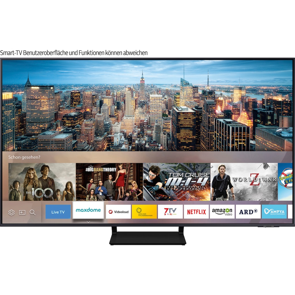 Samsung QLED-Fernseher »GQ55Q70AAT«, 138 cm/55 Zoll, 4K Ultra HD, Smart-TV, Quantum HDR,Quantum Prozessor 4K,Dual LED,100% Farbvolumen