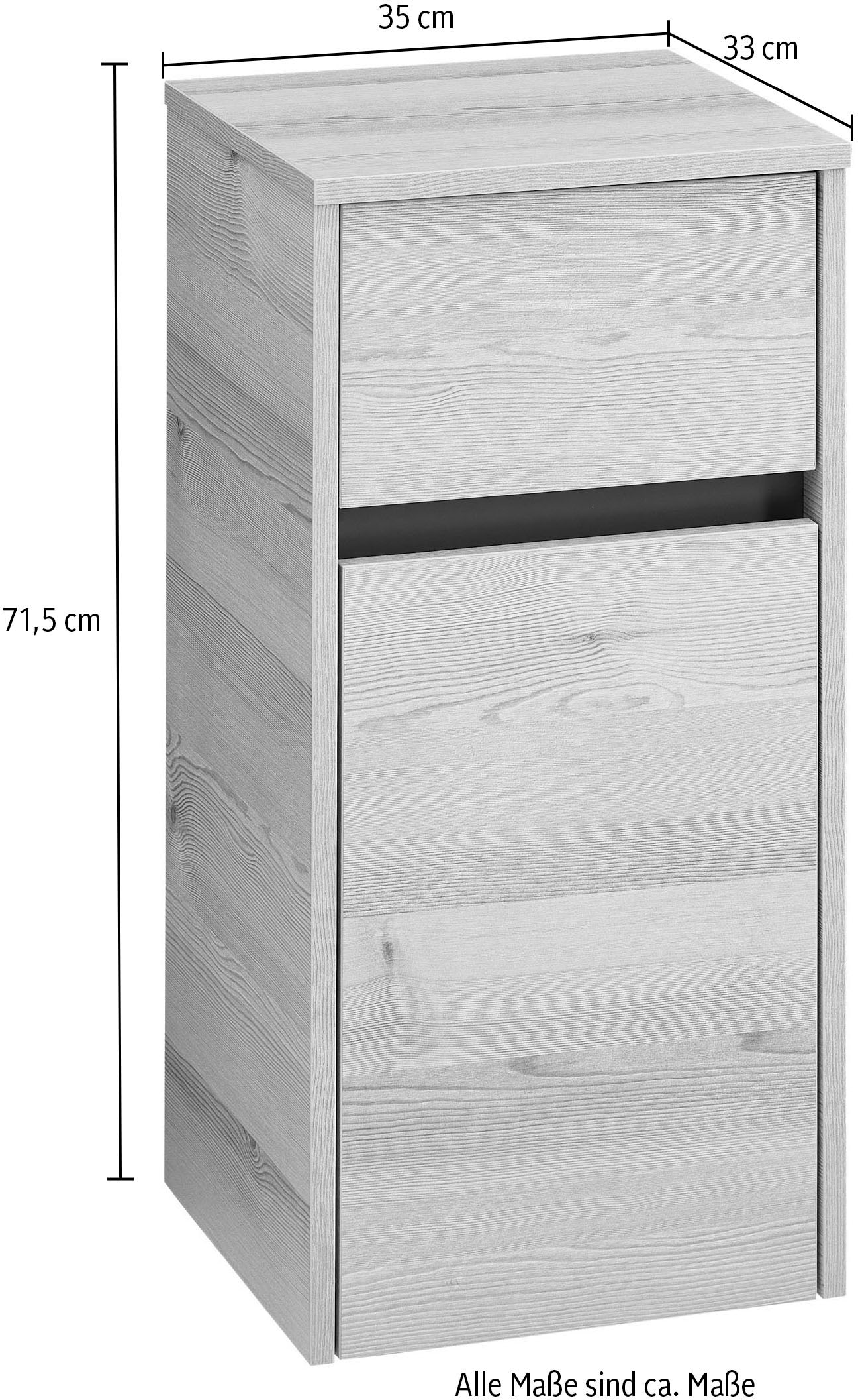 Saphir Badmöbel-Set »Quickset 393«, (Komplett-Set, 4 St.)