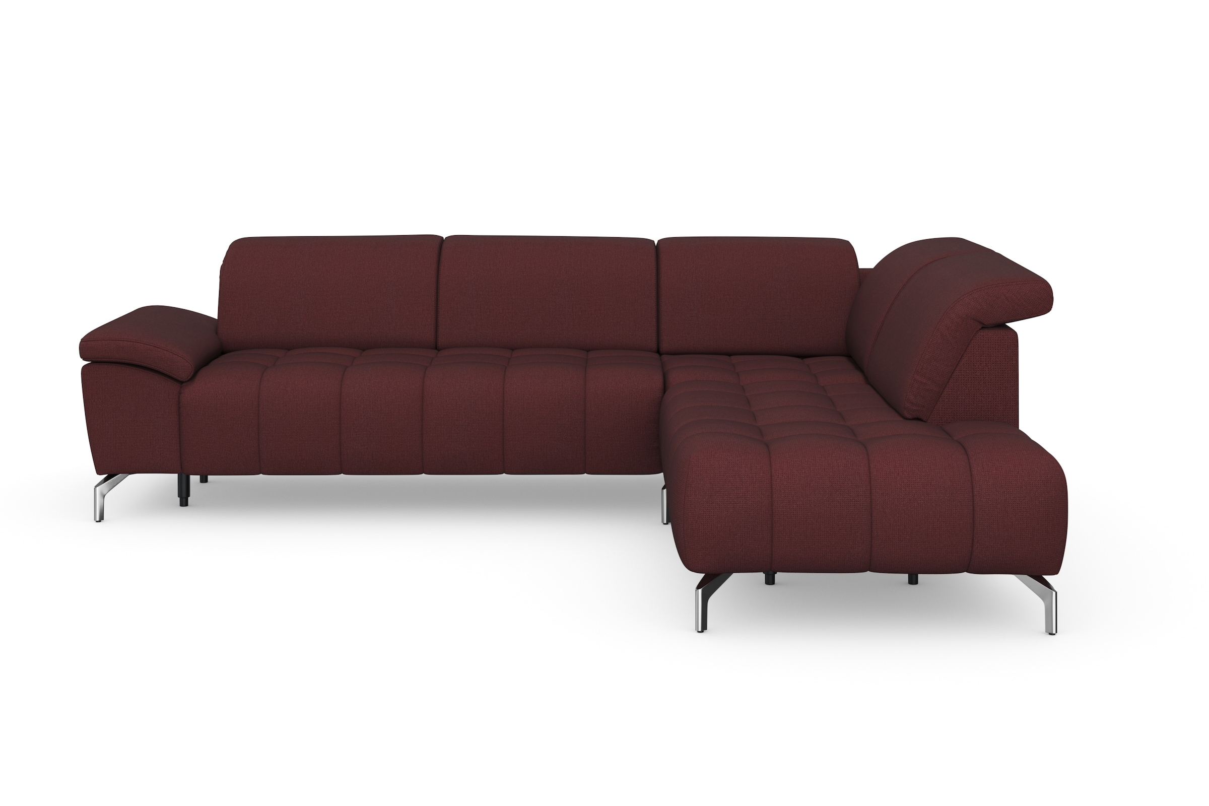 sit&more Ecksofa »Cool L-Form«, wahlweise mit Kopfteilverstellung und Vorzi günstig online kaufen