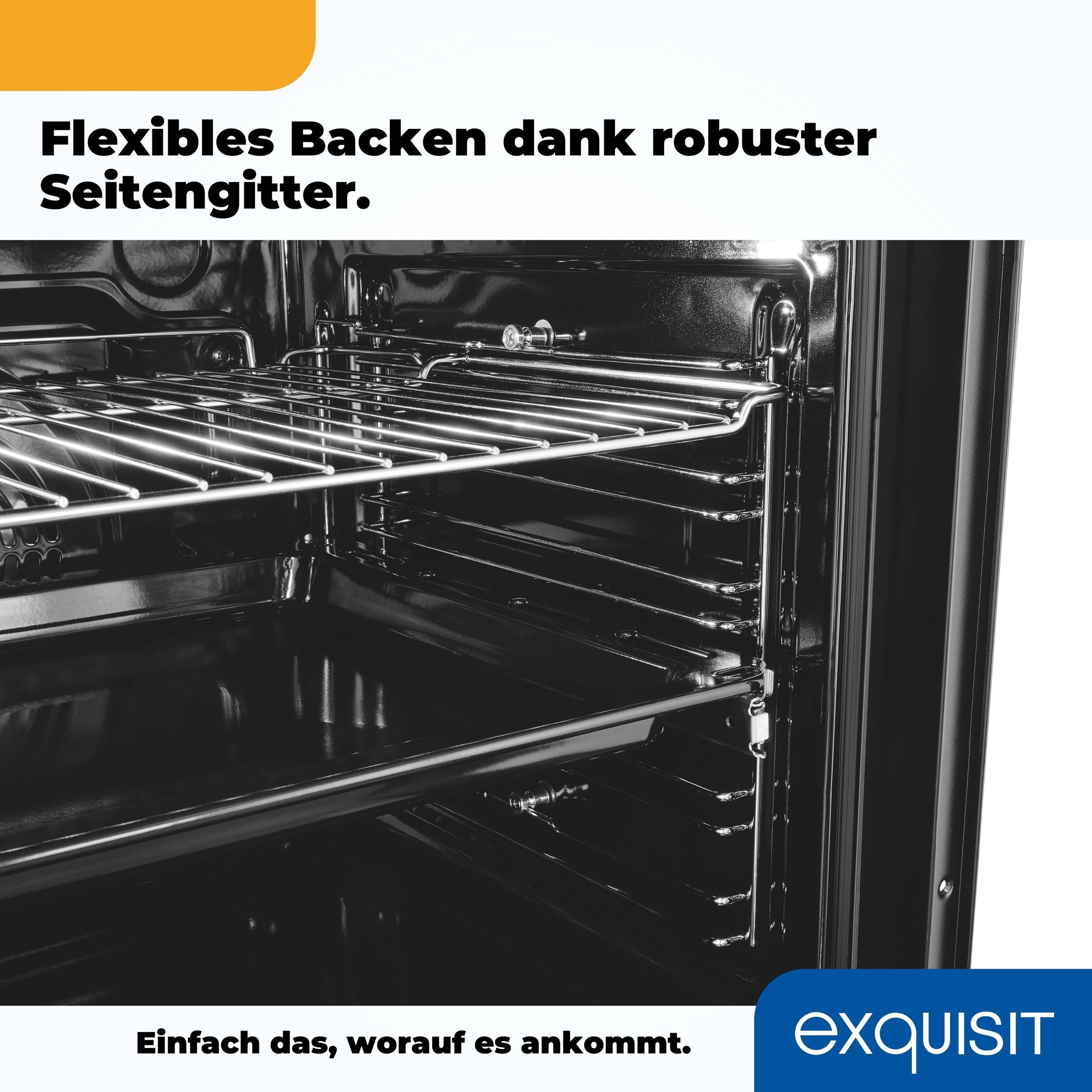 exquisit Einbaubackofen  »EBE278-H-020 schwarz«