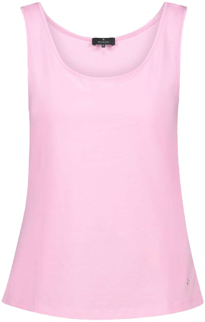 Monari Tanktop, mit tiefem Rundhalsausschnitt