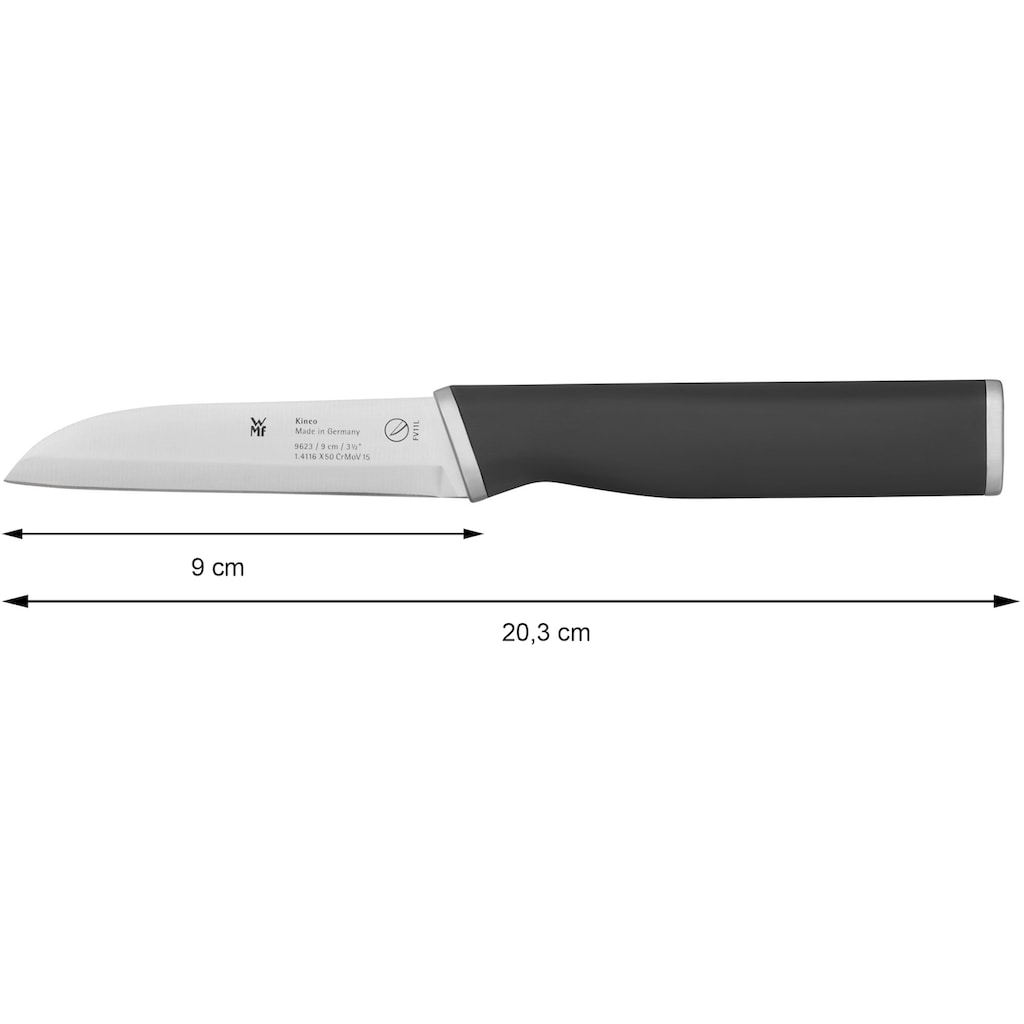 WMF Messer-Set »Kineo«, (Set, 3 tlg.), Messerklingen aus Spezialklingenstahl