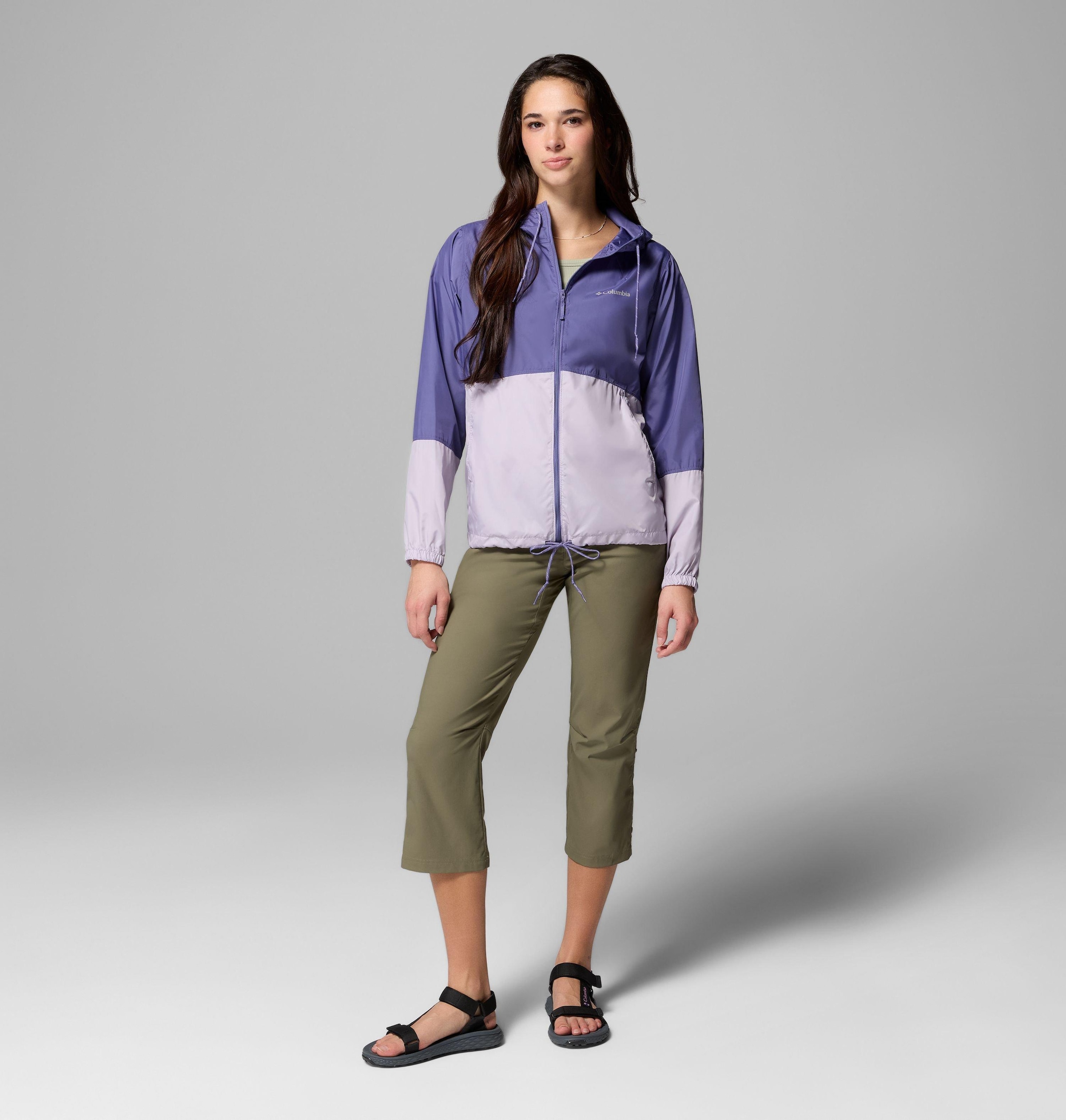 Columbia Windbreaker »Flash Forward II Windbreaker« mit Kapuze für Wandern, Trekking und Laufen, mit Kapuze und Kordelzug