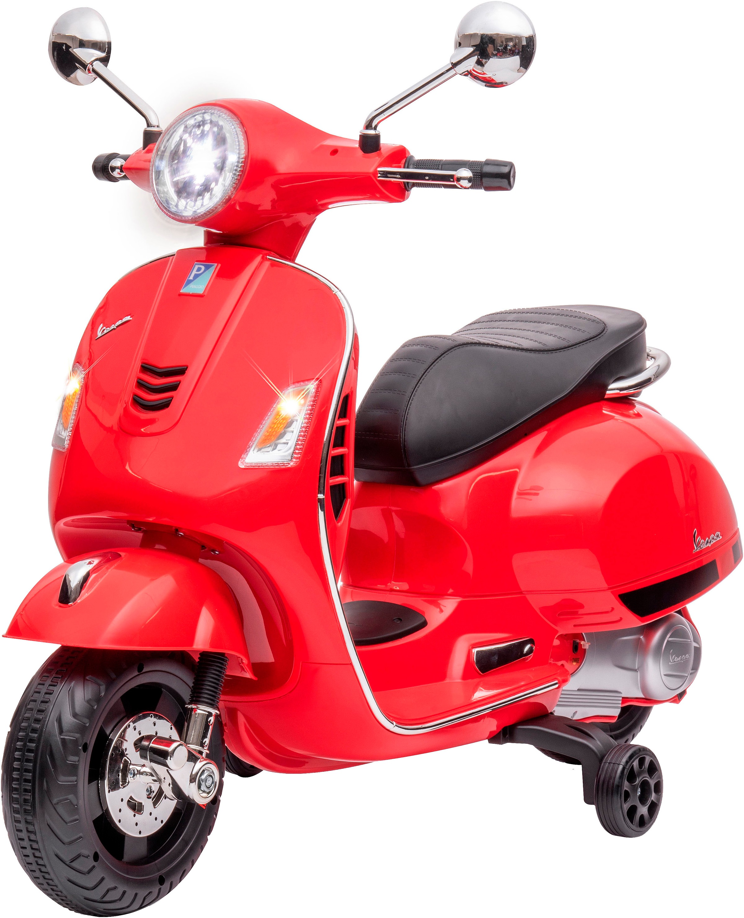 JAMARA Elektro-Kinderroller »Ride-on Vespa GTS 125, Li-Power 12.6« ab 3 Jahren bis 30 kg mit Licht- und Soundeffekten rot