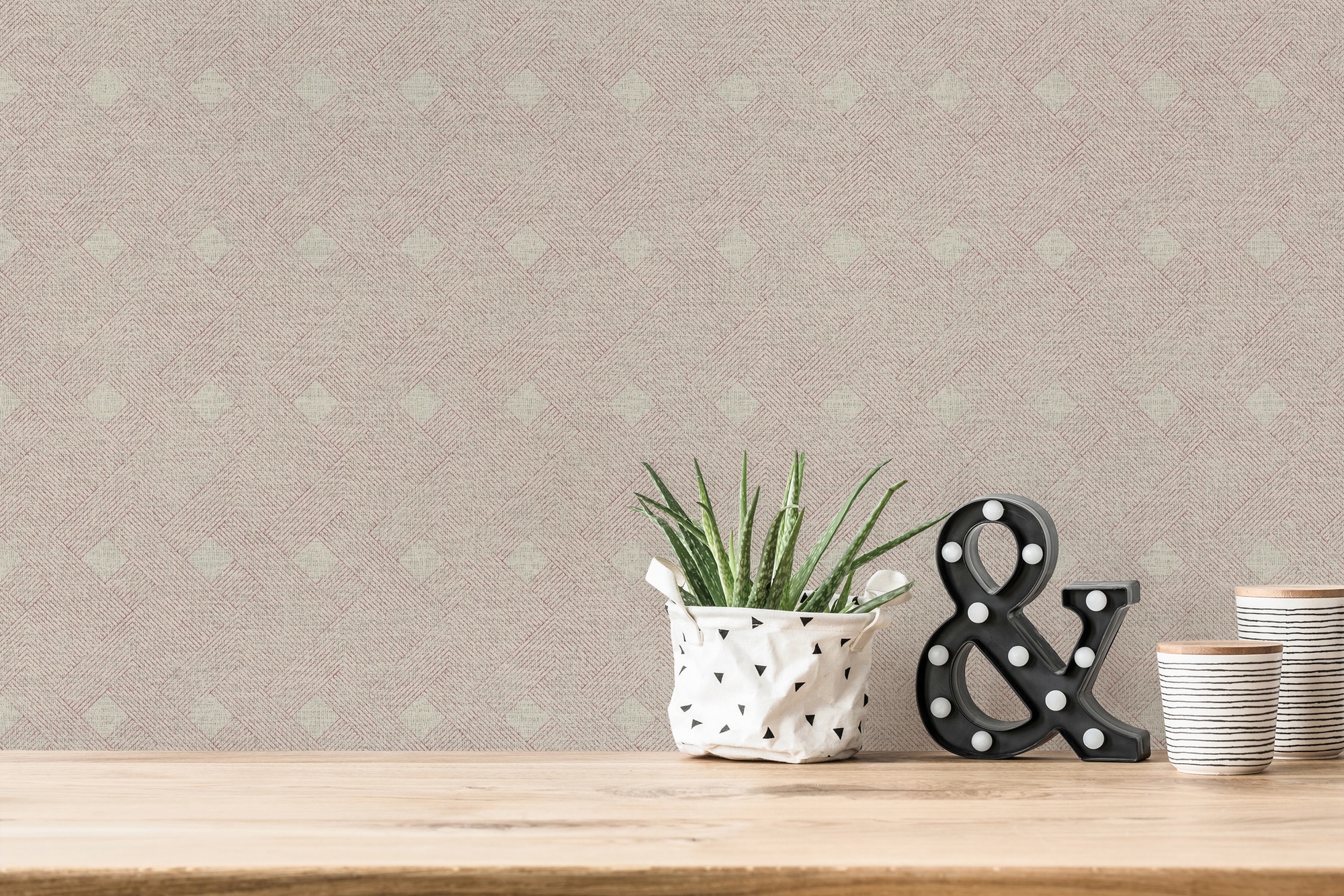 A.S. Création Vliestapete »Cuba«, Ethnomuster-abstrakt-minimalistisch, Geometrische Tapete Designer Metallic Tapeten Wohnzimmer Schlafzimmer