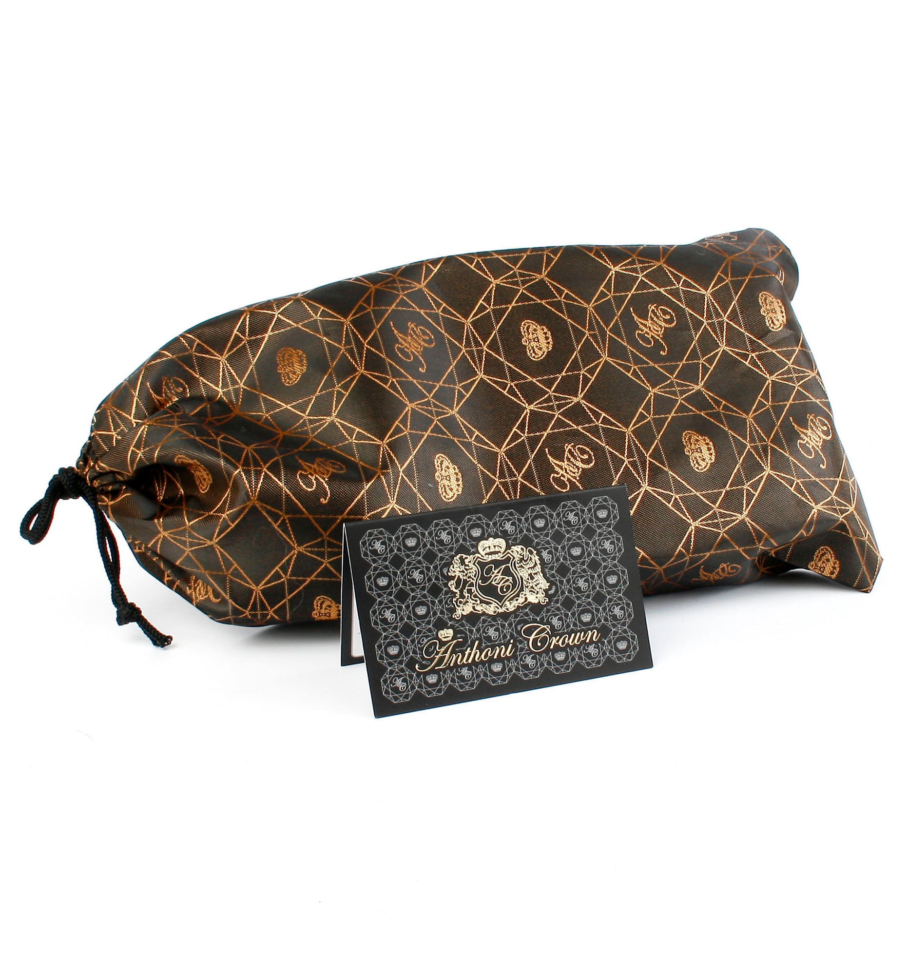 Anthoni Crown Ledergürtel mit filigraner Schließe in Kleeblattopik