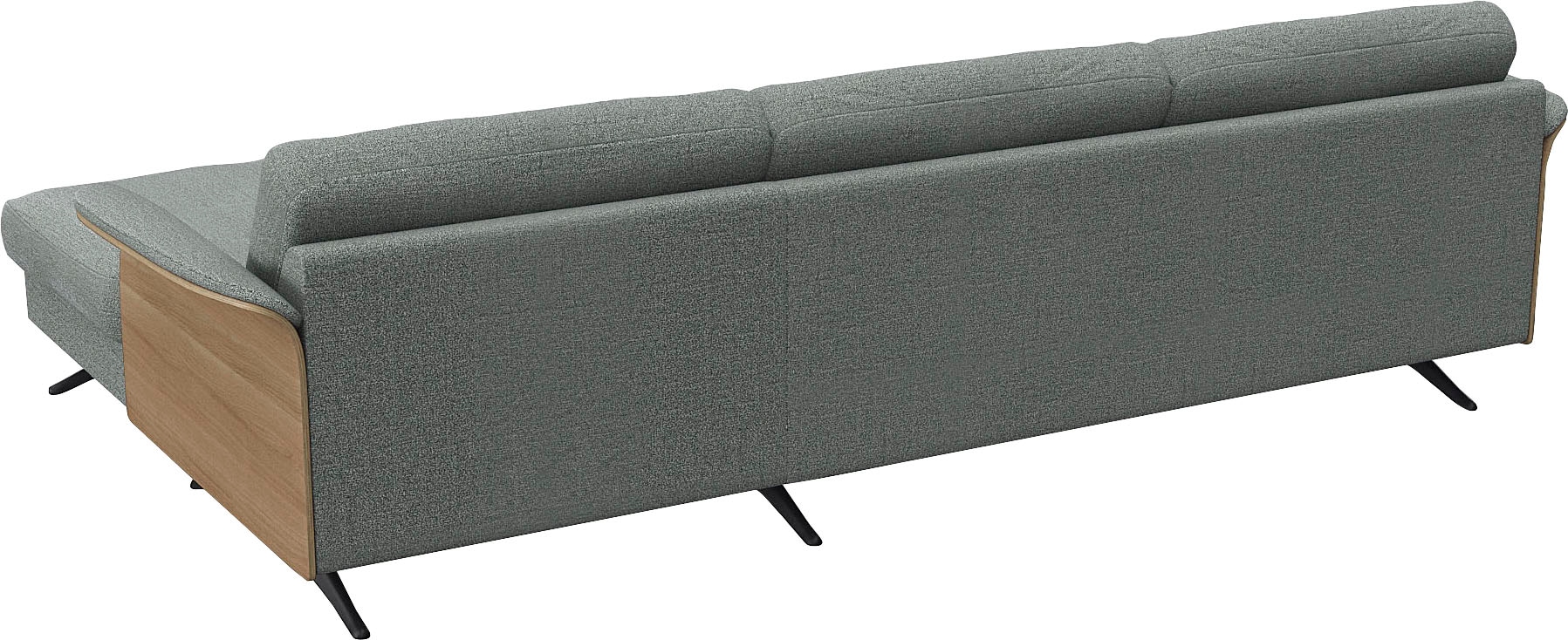 FLEXLUX Ecksofa »Glow, super bequem durch hochwertigem Sitzaufbau mit Federkern, L-Form«, Modernes skandinavisches Design