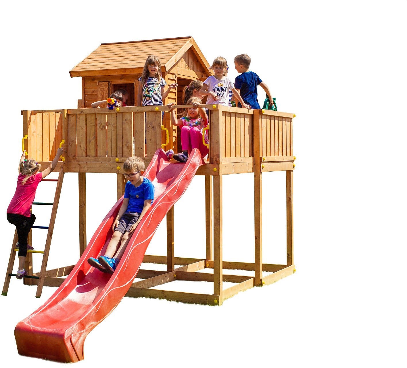 FUNGOO Spielturm »My SPACE XL«, mit Schaukel & Rutsche