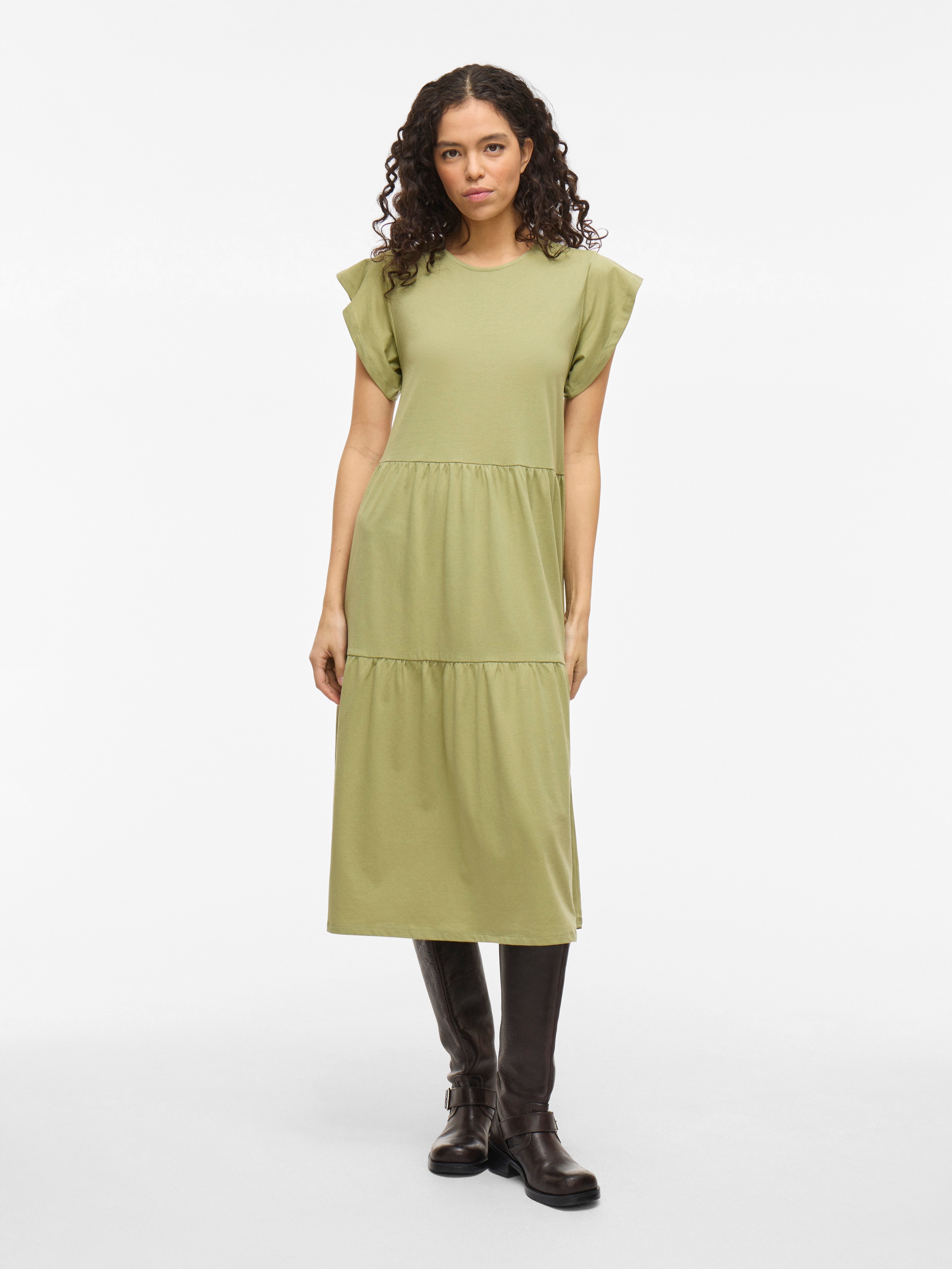 Vila Sommerkleid »VISUMMER S/S MIDI DRESS - NOOS«