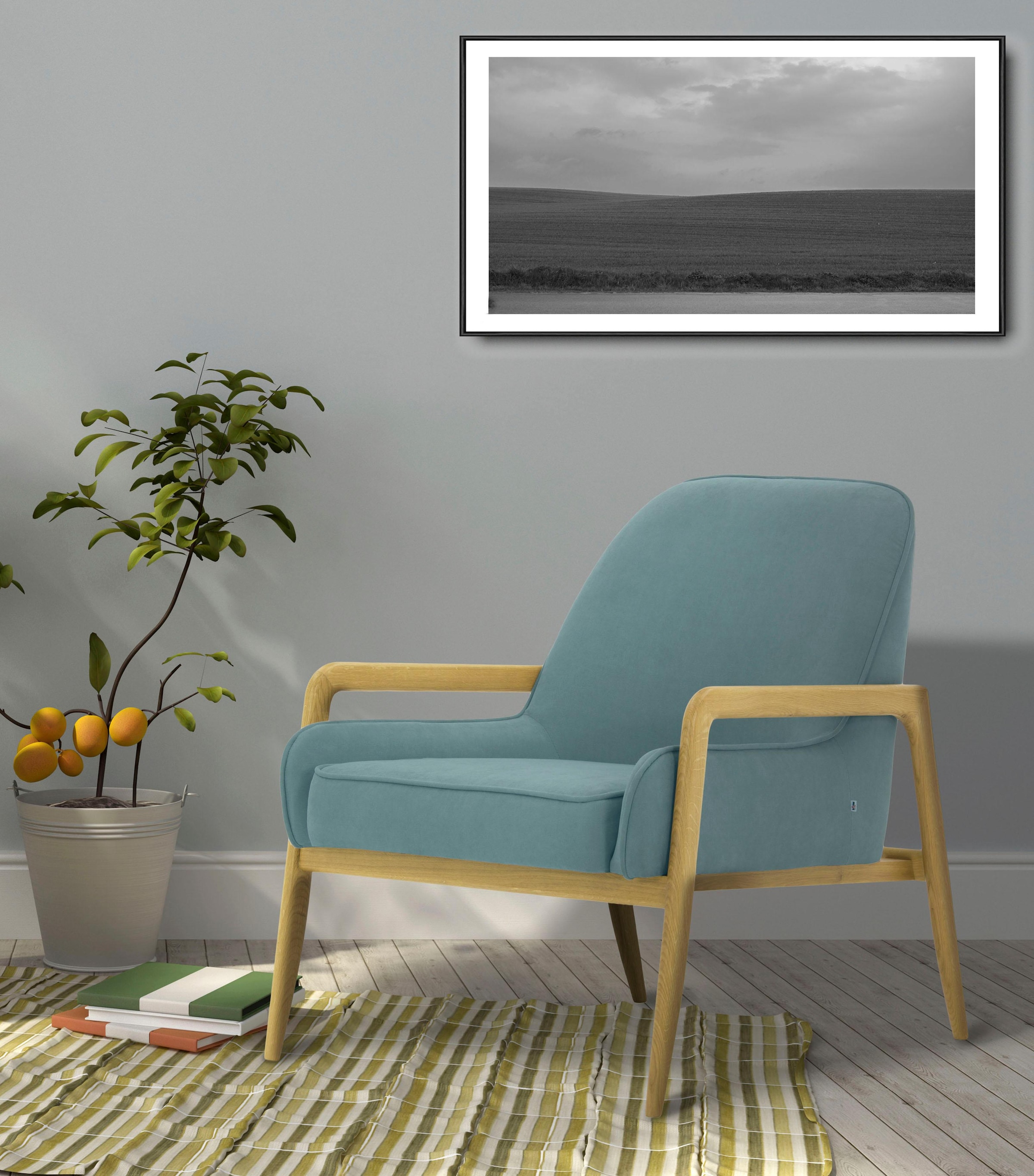 Home affaire Sessel »Braga« wahlweise mit Gestell aus Eiche in dunkel oder günstig online kaufen