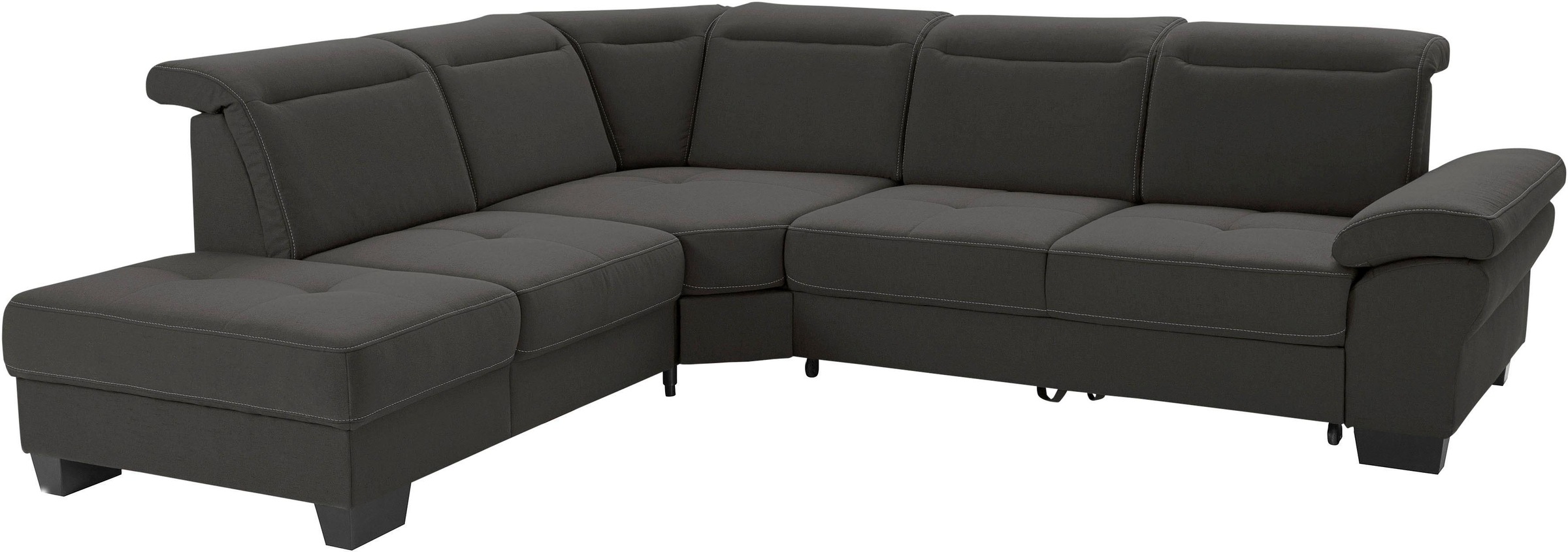 Home affaire Ecksofa »Cornwall L-Form« incl. Sitztiefenverstellung, mit Bet günstig online kaufen