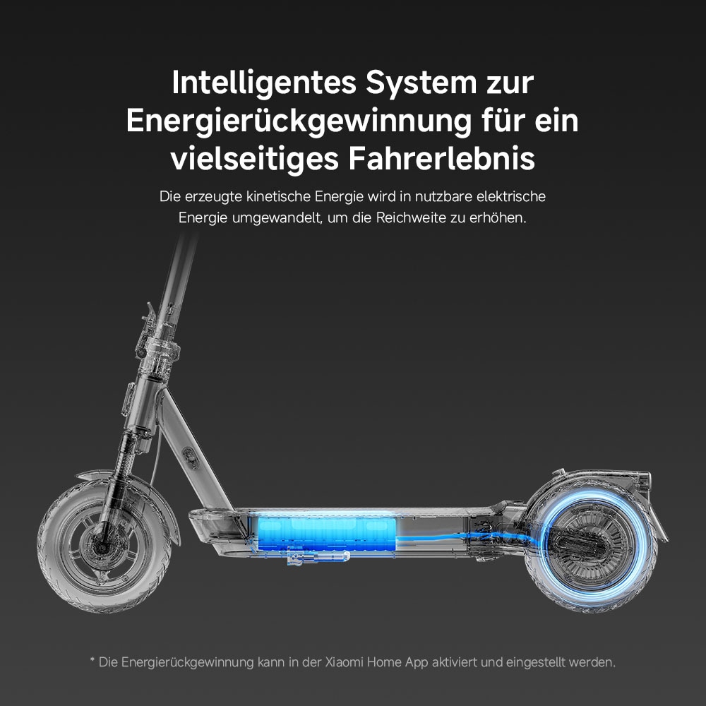 Xiaomi E-Scooter »Electric Scooter 5«, Electric Scooter, mit Straßenzulassung, bis zu 60 km Reichweite