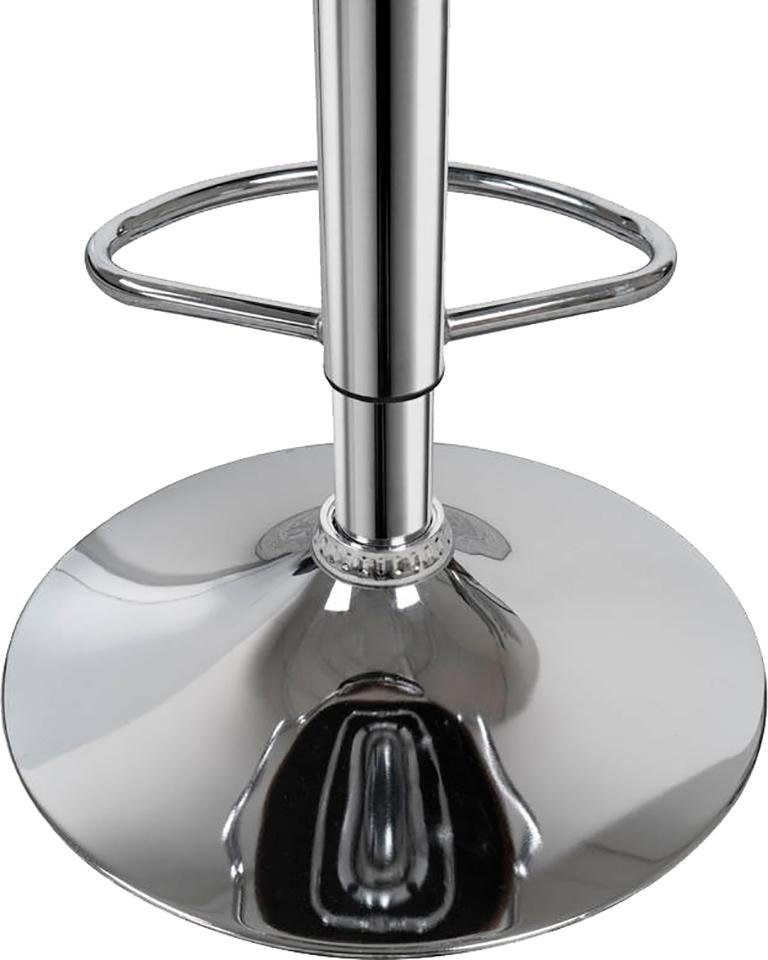 Kayoom Hochstuhl »Barstuhl Midnight 725 2er-Set,in Leder-Optik Barhocker«, (Set), 2 St., pflegeleicht, höhenverstellbar, komfortabel, drehbar