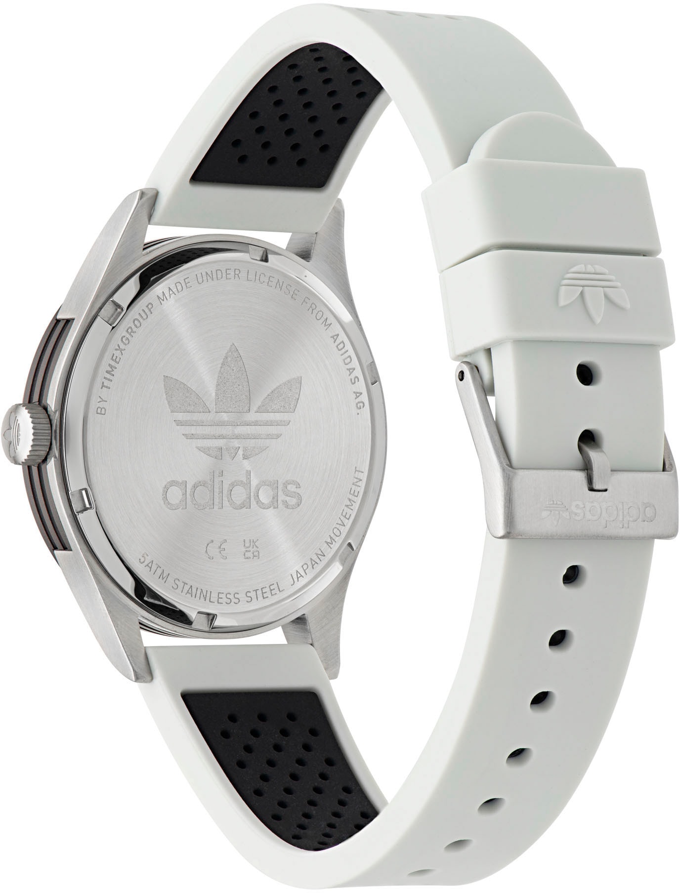 adidas Originals Quarzuhr »CODE THREE«, Armbanduhr, Damenuhr, Herrenuhr, Silikonarmband