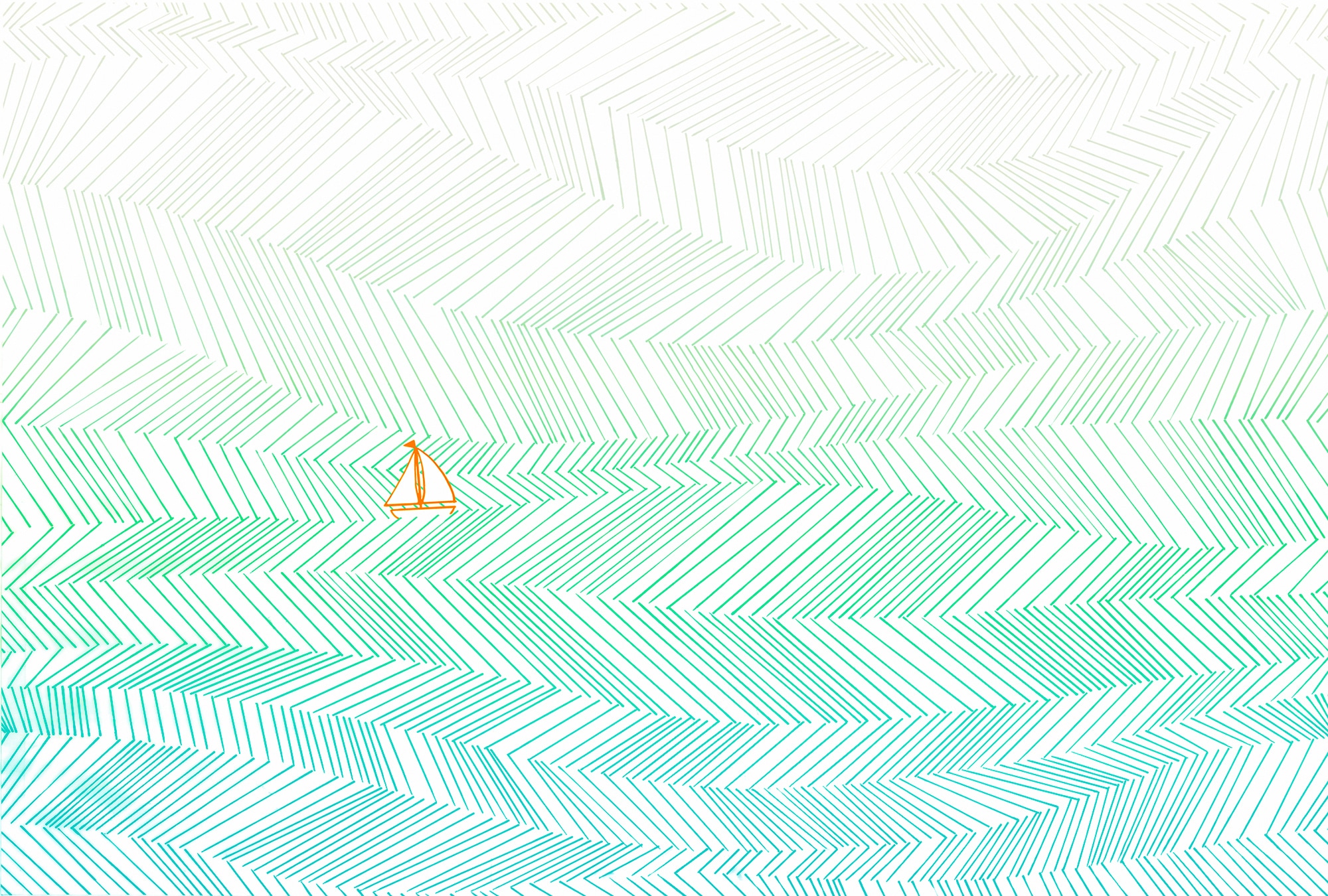 Architects Paper Fototapete »Atelier 47 Waves Artwork 3« geometrisch glatt günstig online kaufen