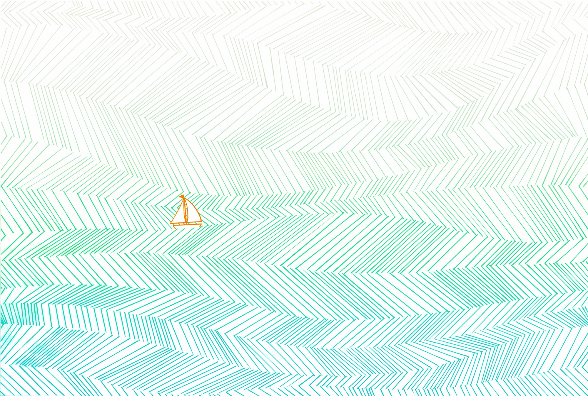 Architects Paper Fototapete »Atelier 47 Waves Artwork 3« geometrisch glatt günstig online kaufen