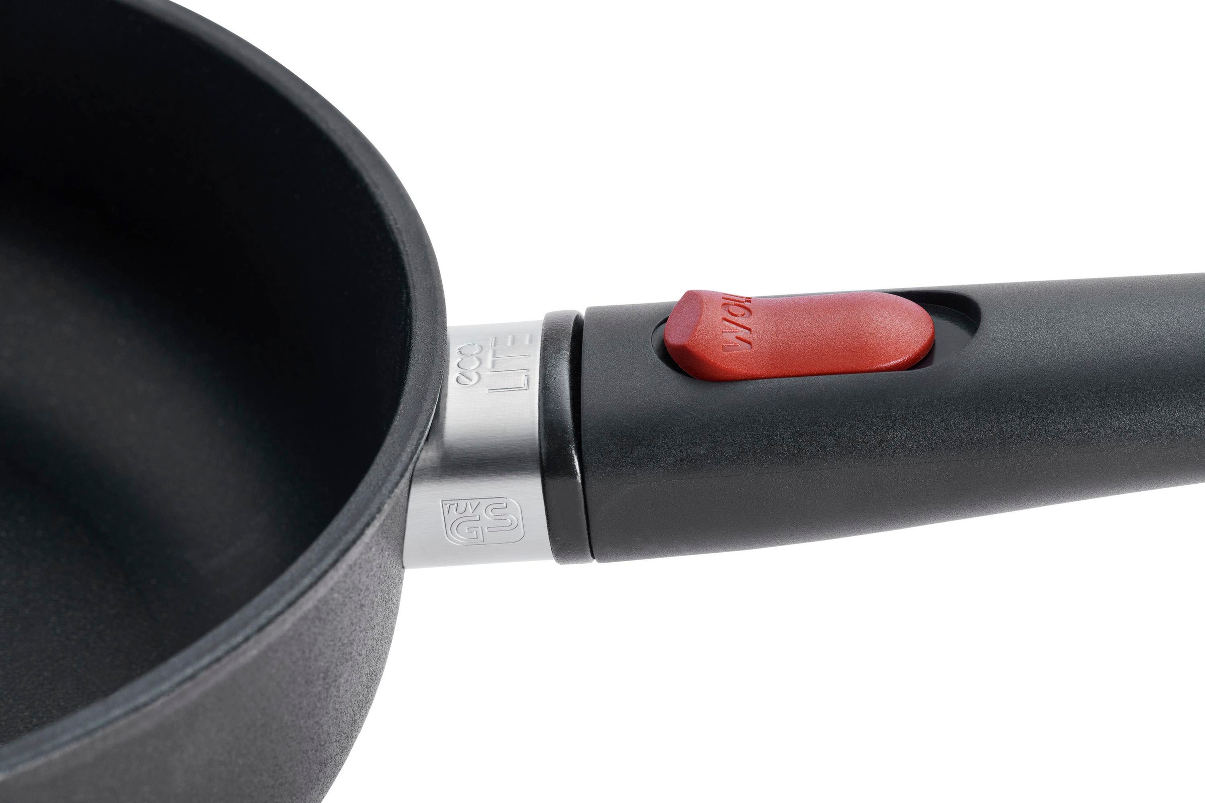 WOLL MADE IN GERMANY Schmorpfanne »Woll Eco Lite QXR Hochrandpfanne Ø 28 cm mit Deckel«, Aluminium, (2 tlg.), PFAS-frei, 100% recyceltes Aluminium
