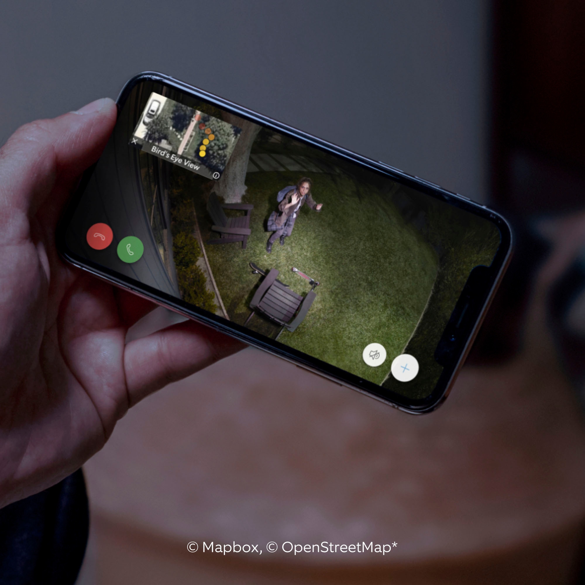 Ring Überwachungskamera »Spotlight Kamera Pro Akku«, Außenbereich