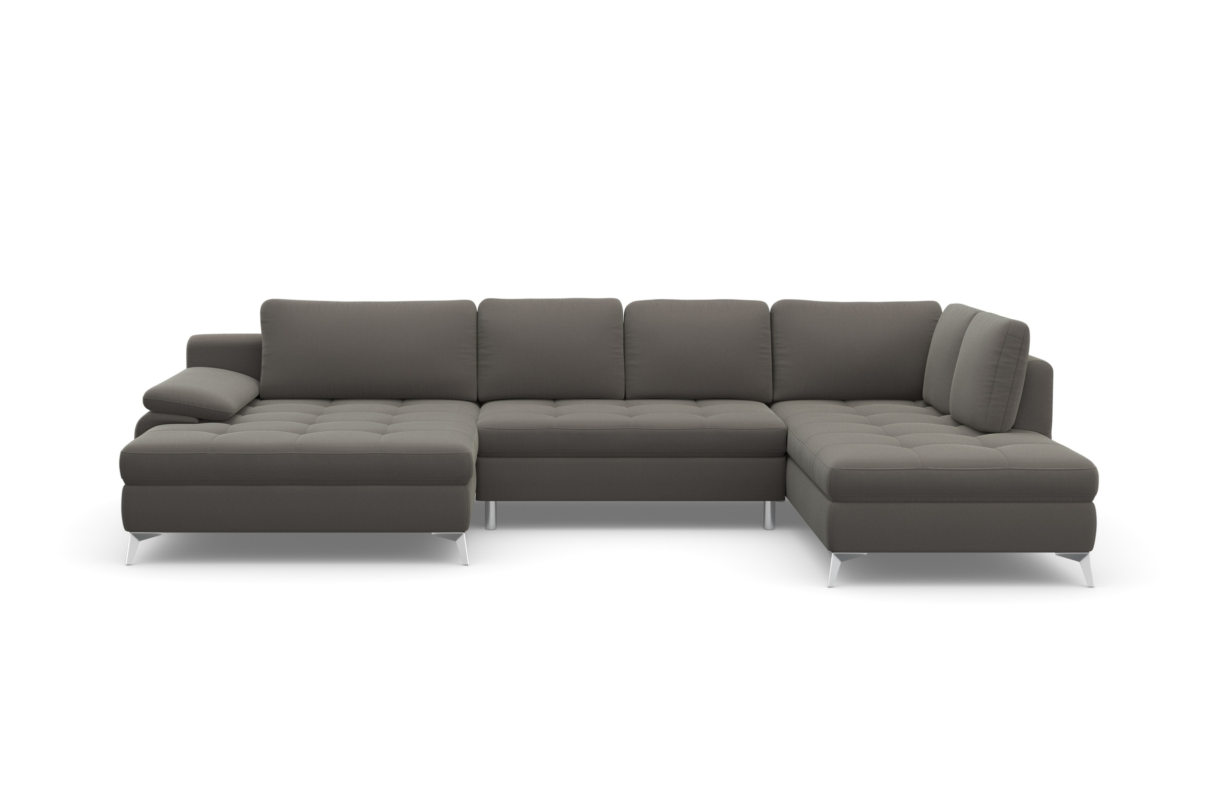 sit&more Wohnlandschaft »Latigo U-Form«, mit Mega-Recamiere, wahlweise mit Bettfunktion und Bettkasten