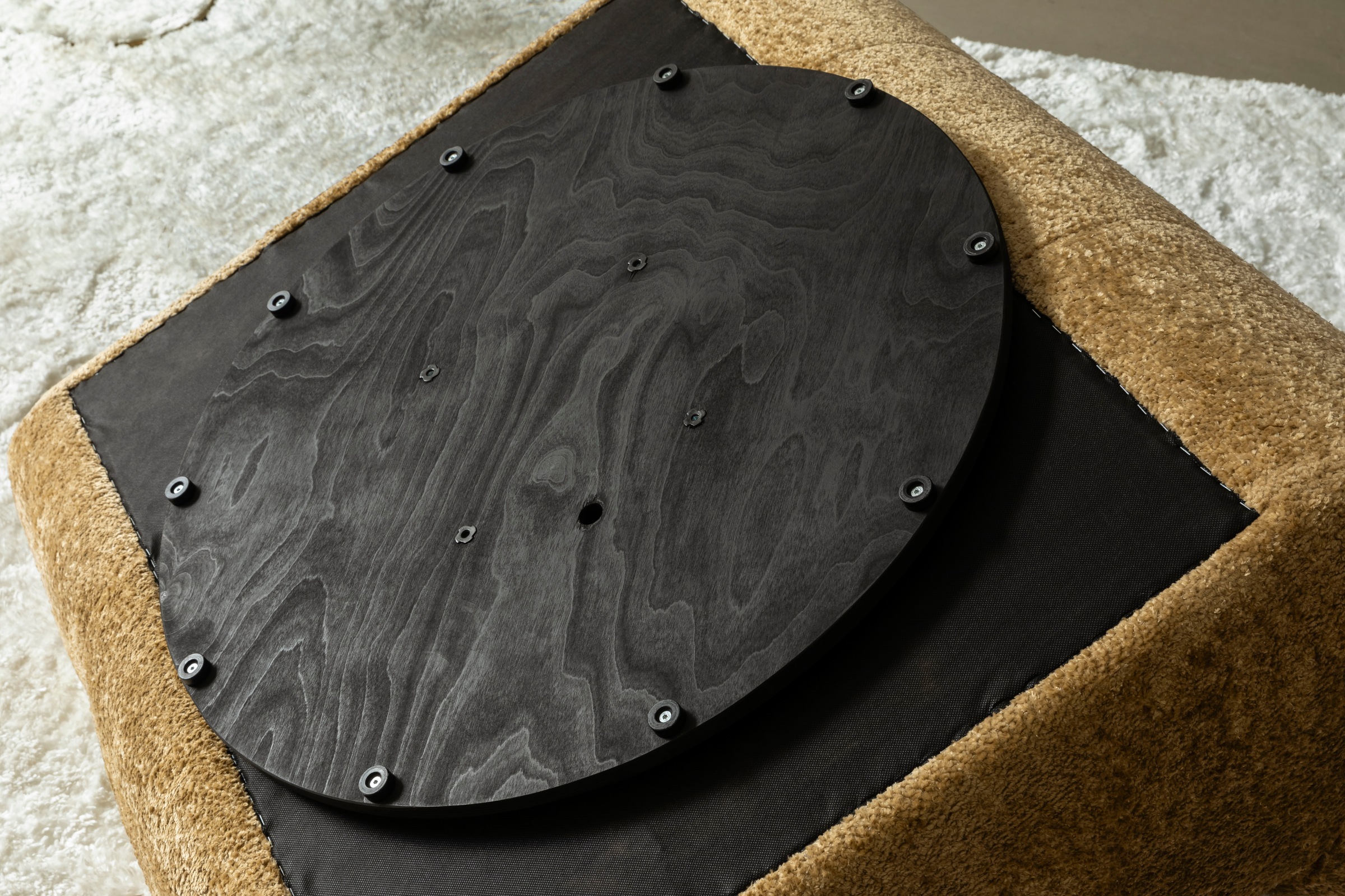 Home affaire 1,5-Sitzer »Graceland, 360° drehbarer Sessel, Breite 107cm« mit eleganter Steppung, Rundumbezug & weicher Polsterung