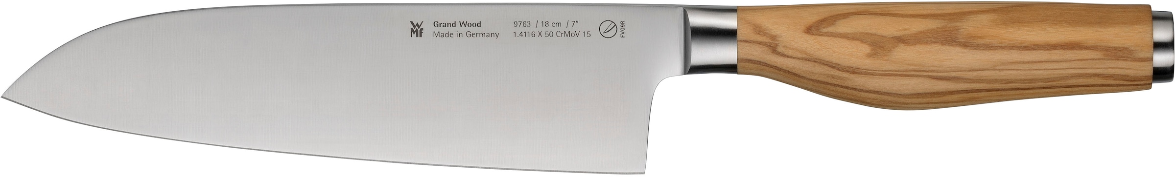 WMF Santokumesser »Grand Wood« 18 cm, Olivenholzgriff, handgeschmiedeter Sp günstig online kaufen