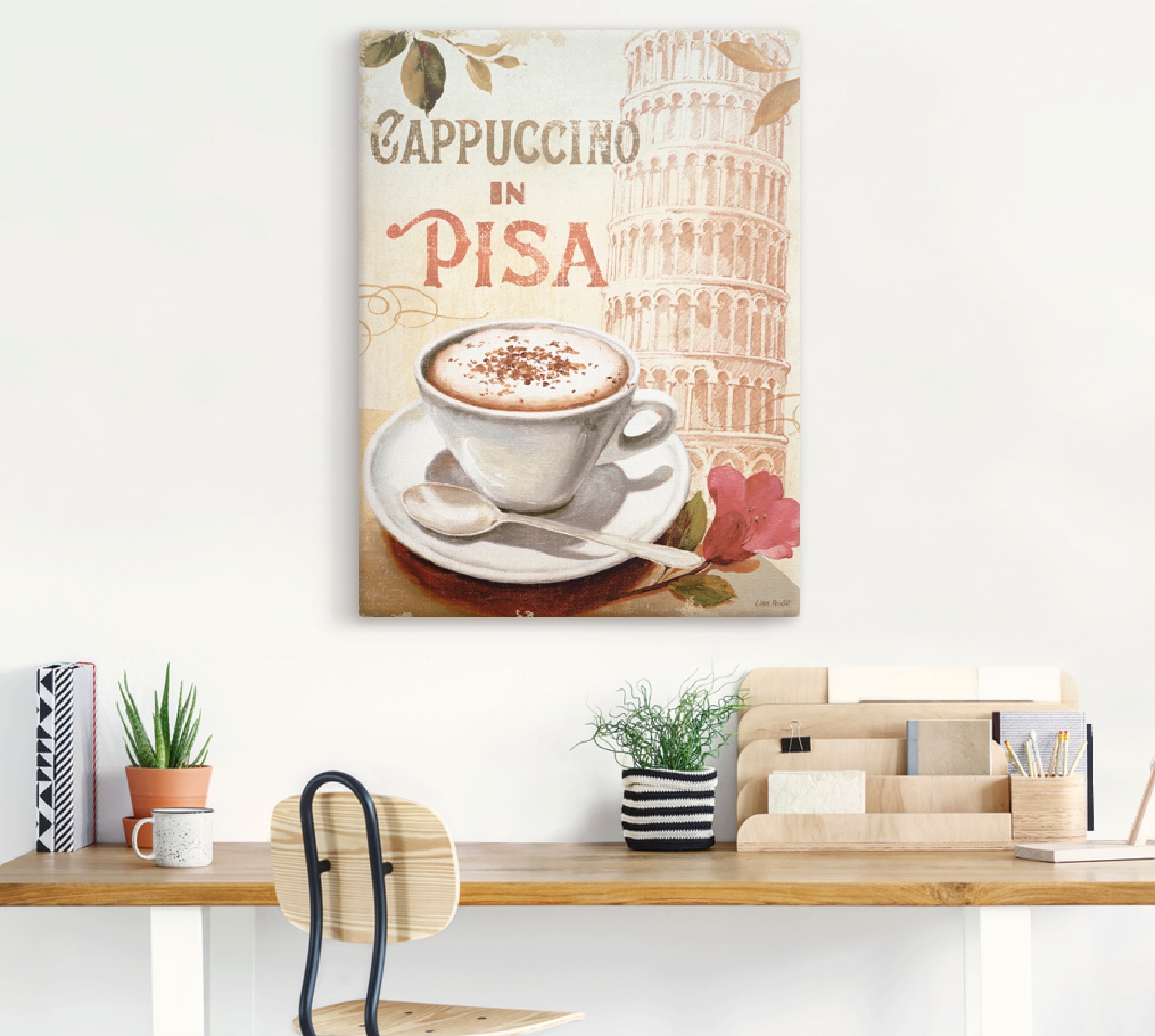 Artland Wandbild »Kaffee in Europa IV«, Getränke, (1 St.), als Leinwandbild, Wandaufkleber in verschied. Größen
