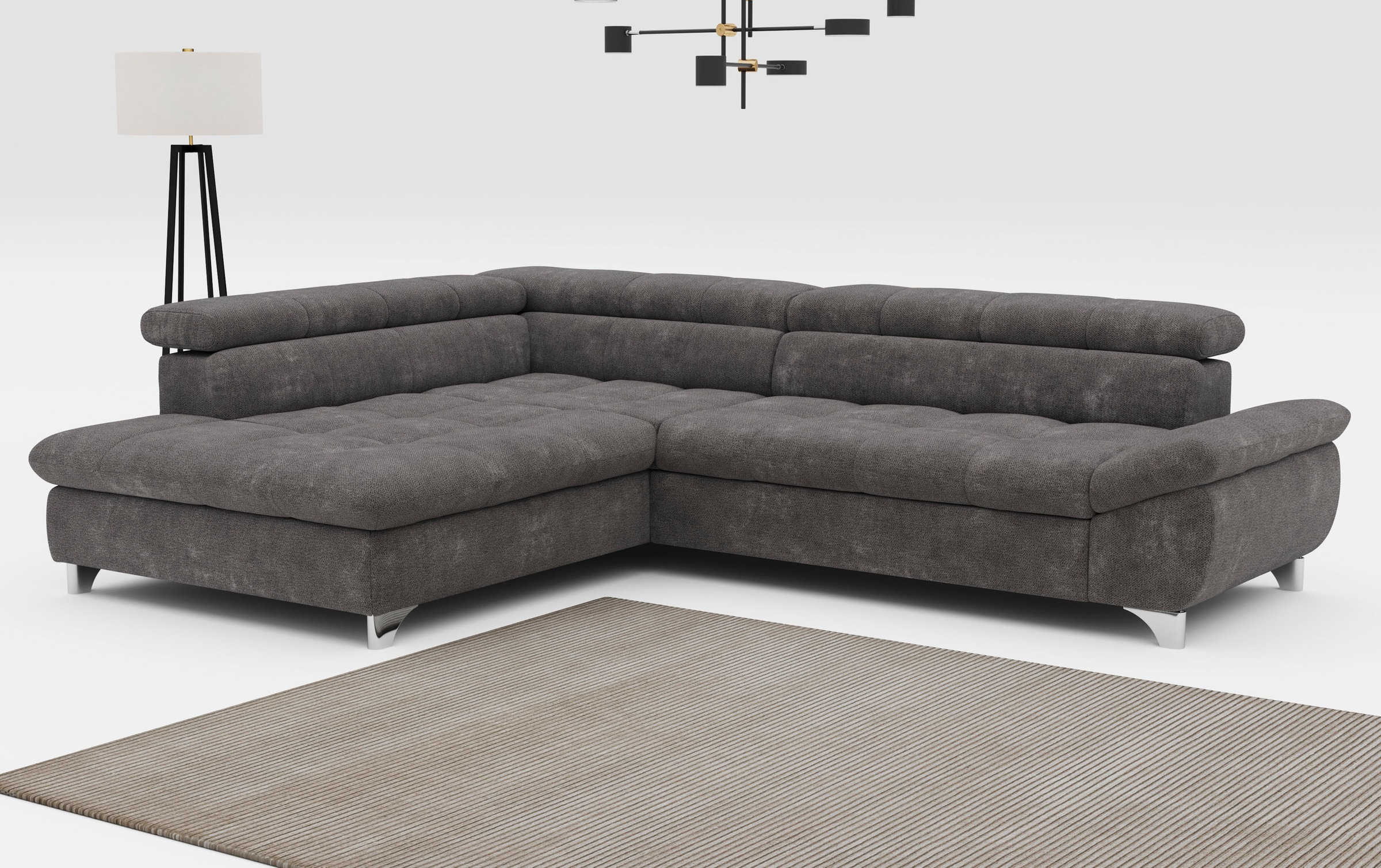 COTTA Ecksofa »Gemini L-Form«, mit Kopfverstellung, optional mit Schlaffunk günstig online kaufen