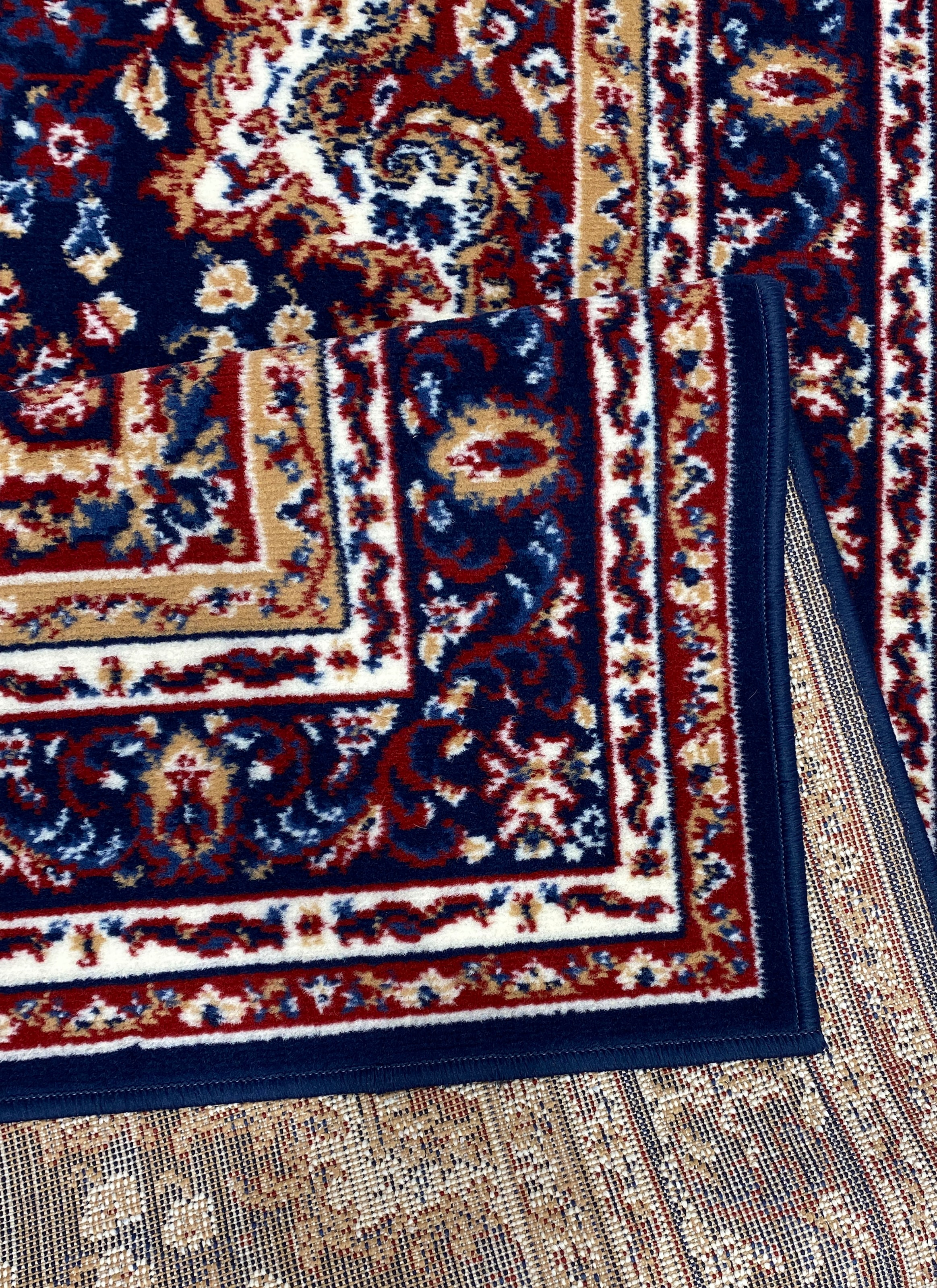 Home affaire Teppich »Oriental, Made in Belgium«, rechteckig, 7 mm Höhe, Orient-Optik, mit Bordüre, Teppich, Kurzflor, Weich