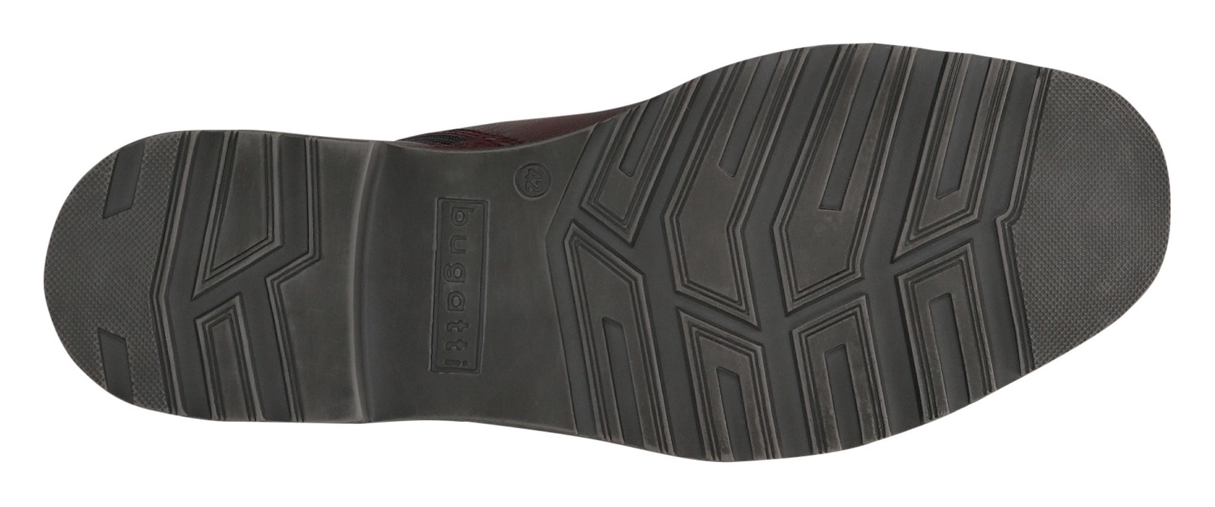 bugatti Schnürboots, Boots, Herrenschuh, Stiefelette mit seitlichem Logo-Branding