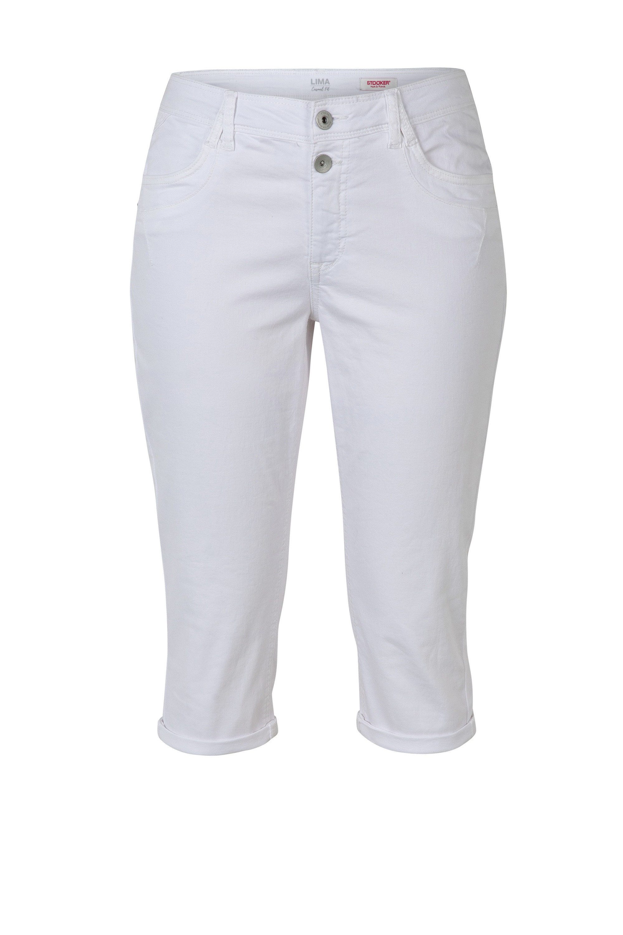 STOOKER WOMEN 7/8-Jeans »LIMA Boyfriend Fit Capri«, Boyfriend Fit Casual Twill Capri Hose für Damen
