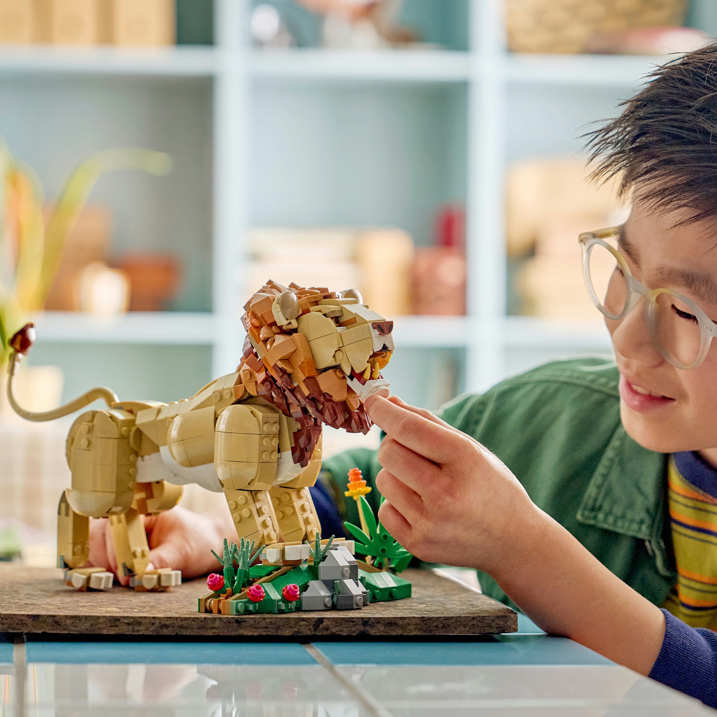 LEGO® Konstruktionsspielsteine »Wilde Tiere: Majestätischer Löwe (31386), LEGO Creator« Made in Europe