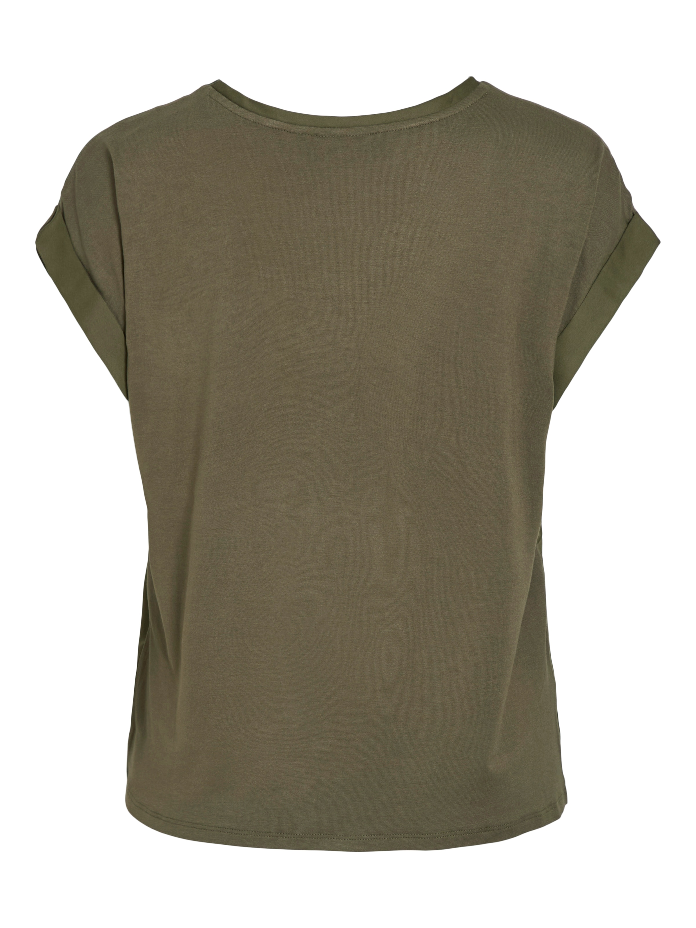 Vila Kurzarmshirt »VIELLETTE S/S SATIN TOP - NOOS«, Satin Optik