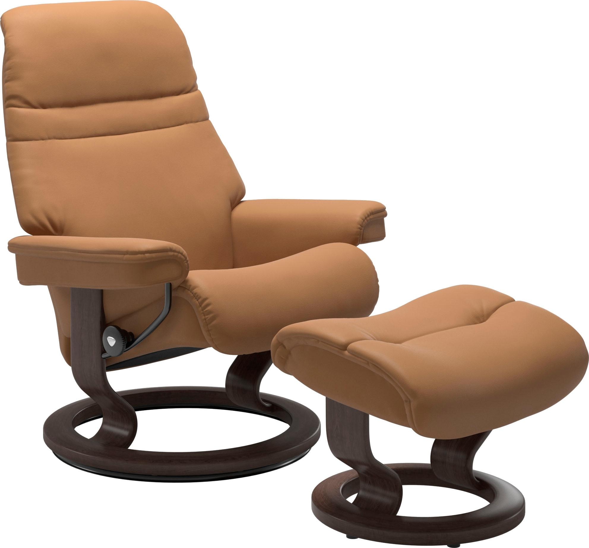 Stressless "Sunrise" Set, Relaxsessel mit Hocker, mit Classic Base, Größe S günstig online kaufen
