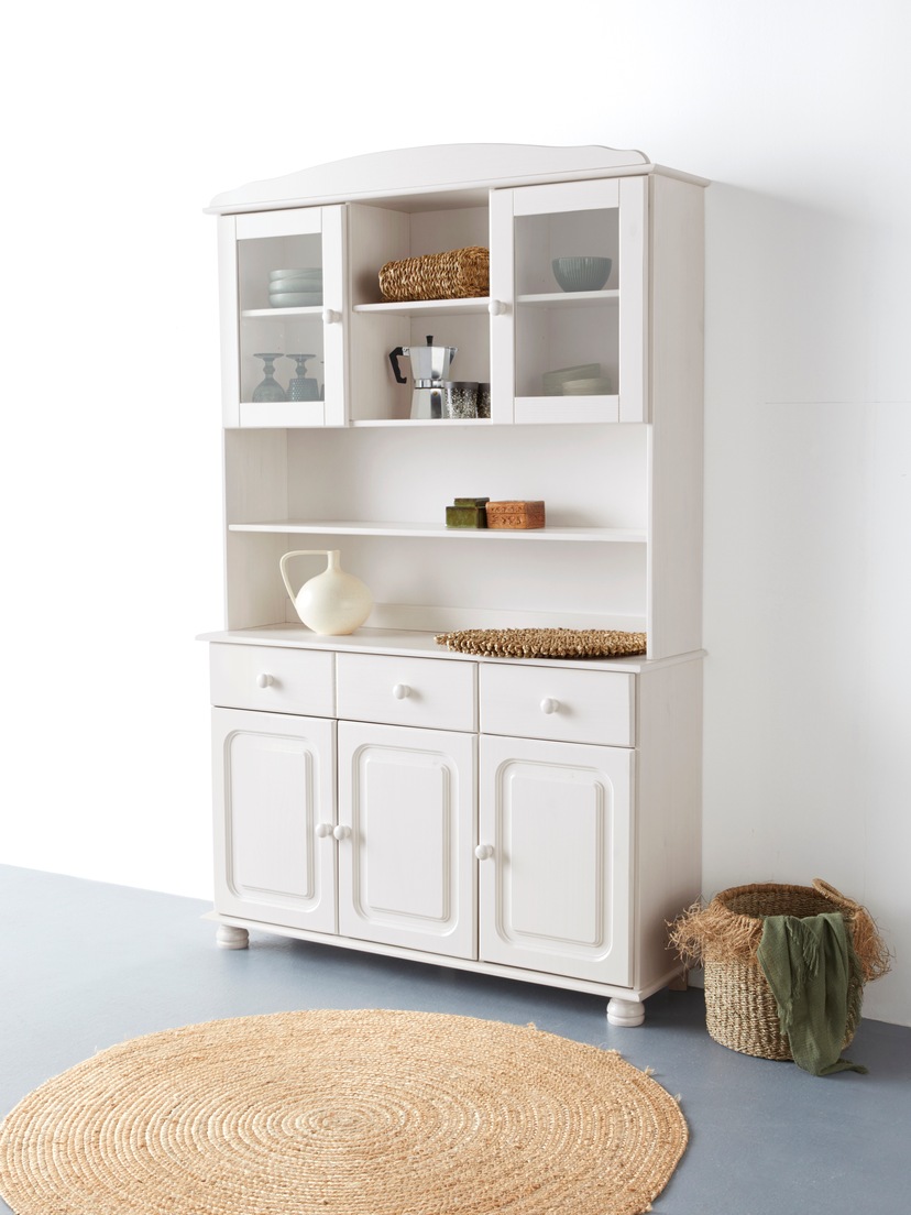 Buffet »Mette«, (2 St.), Mit 2 Schubladen und viel Stauraum hinter 4 Türen, Höhe 181cm